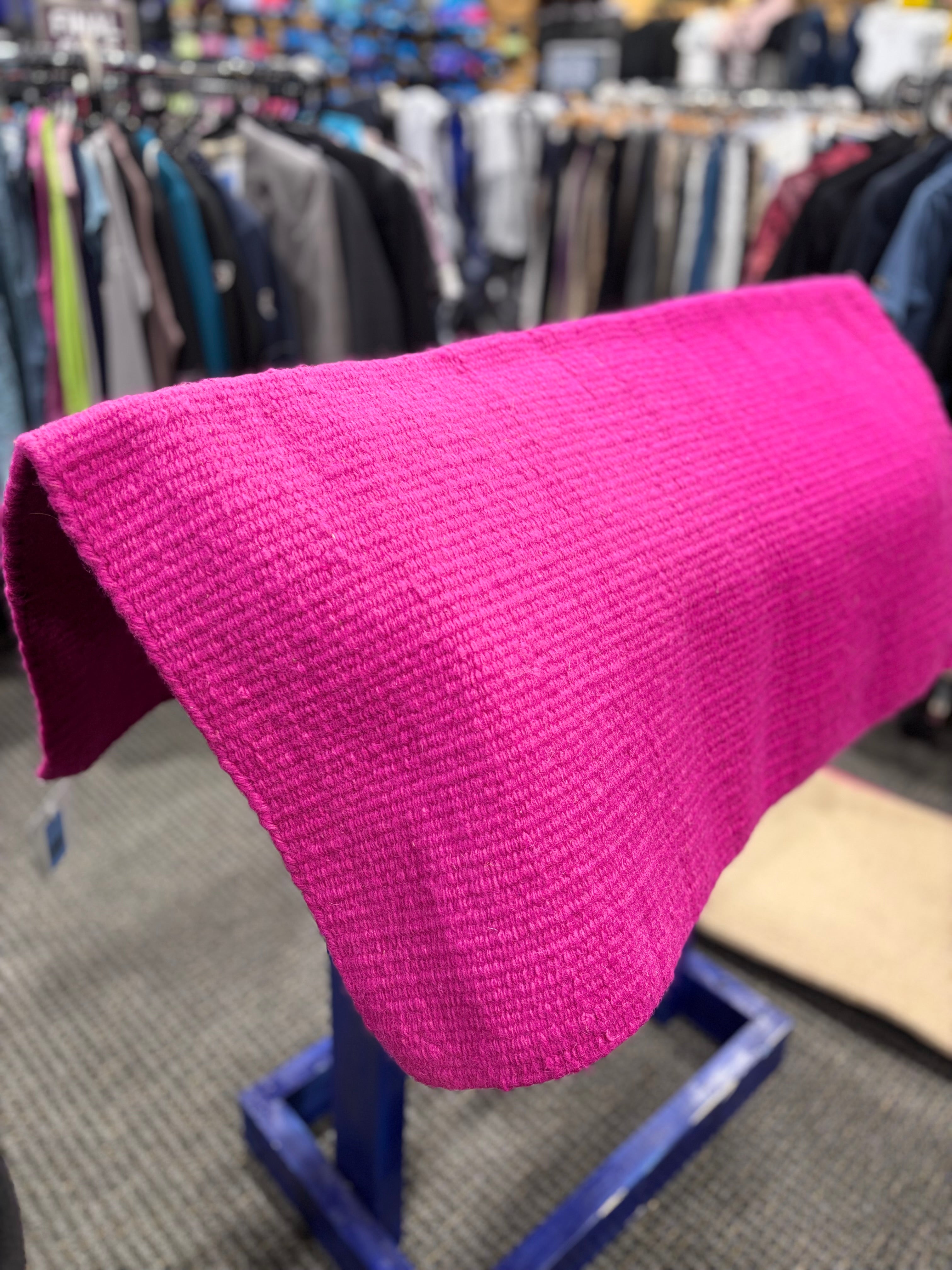 Used Mayatex Hot Pink Western Saddle Pad