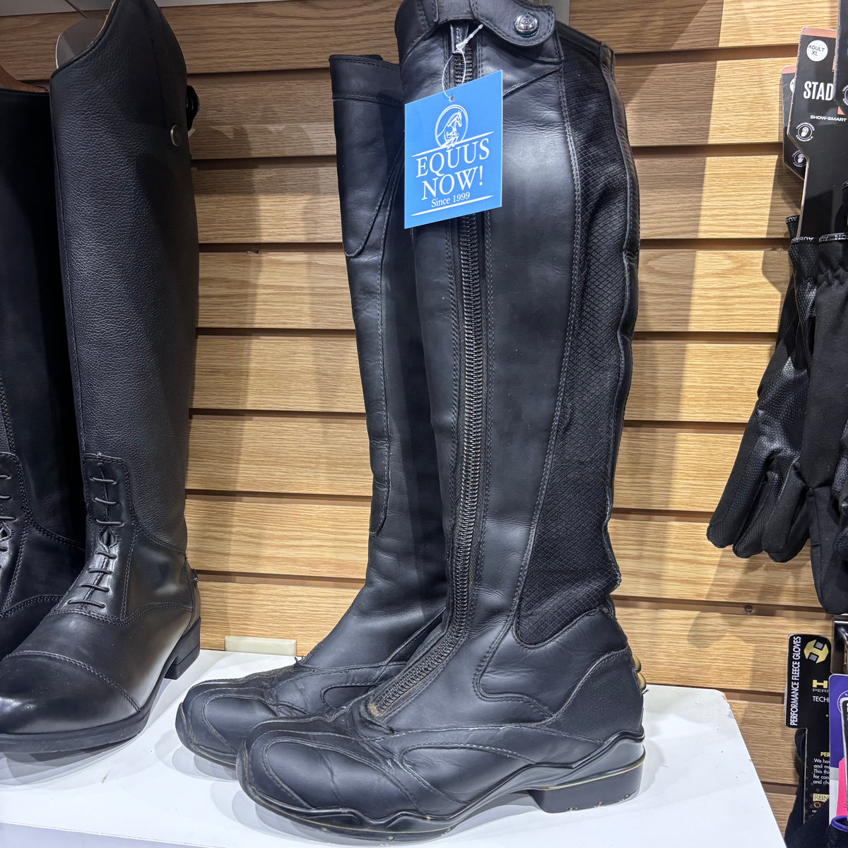 Used 8? Black Slim or Reg Calf, Regular Height Ariat Volant Tall Boots