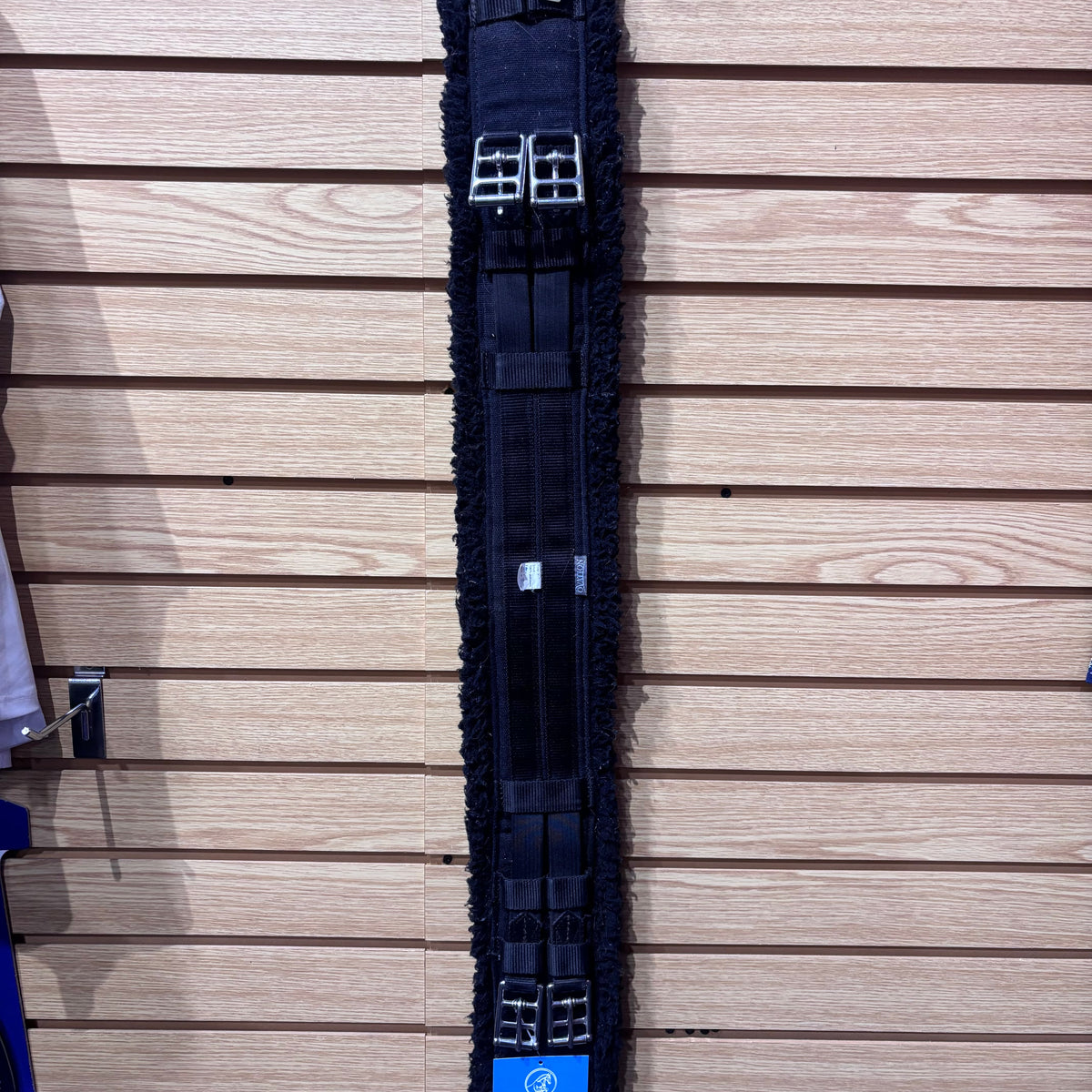 Used 30" Black Ovation Fleece Dressage Girth