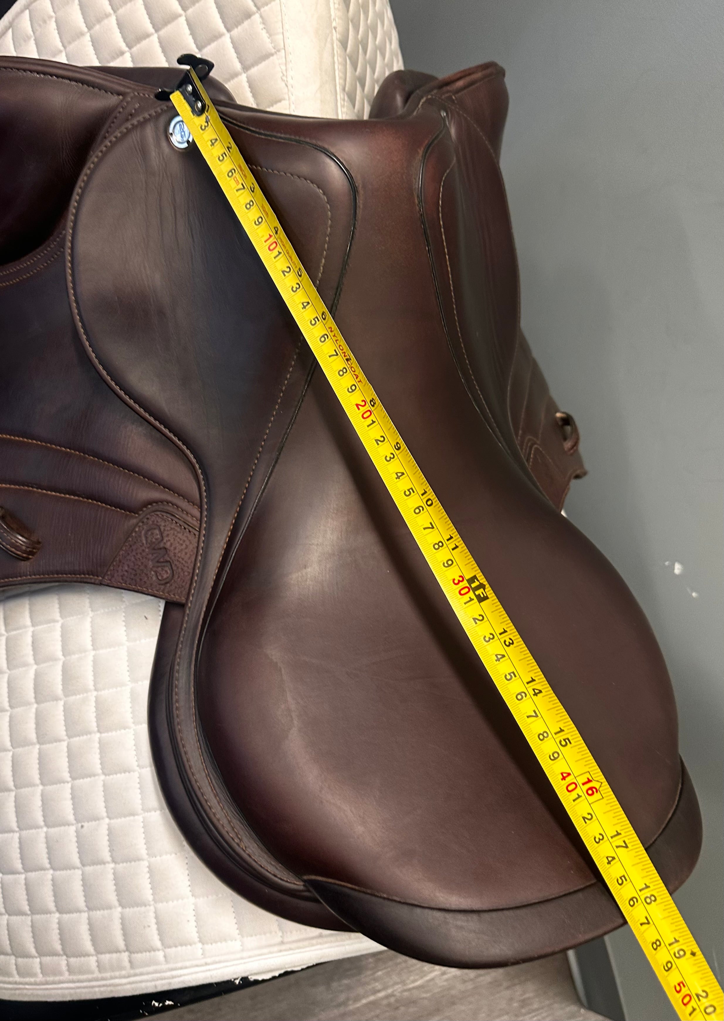 Used CWD Jump Saddle 17.5" Medium Gullet