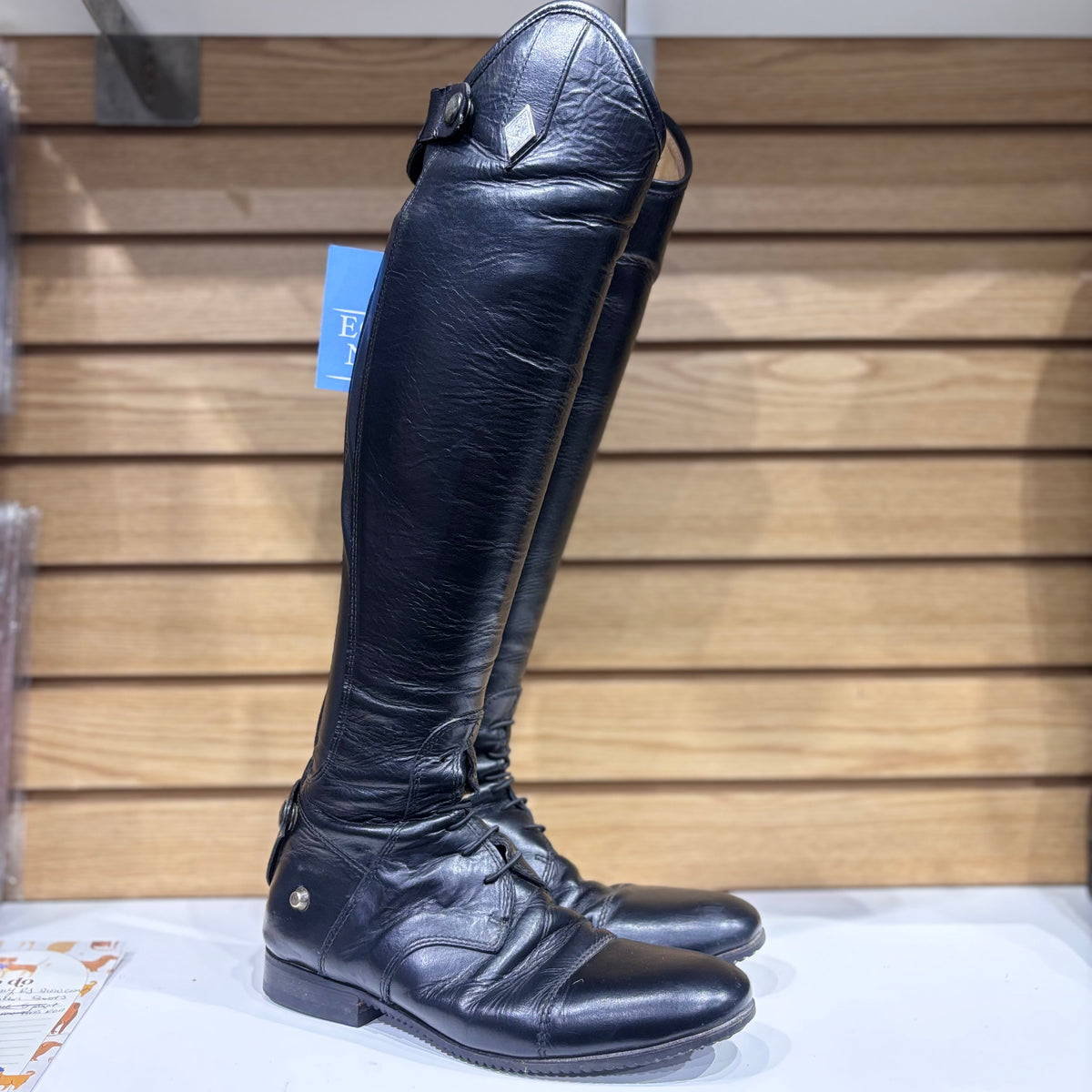 Used 39 R XS Black Fabbri Field Boots