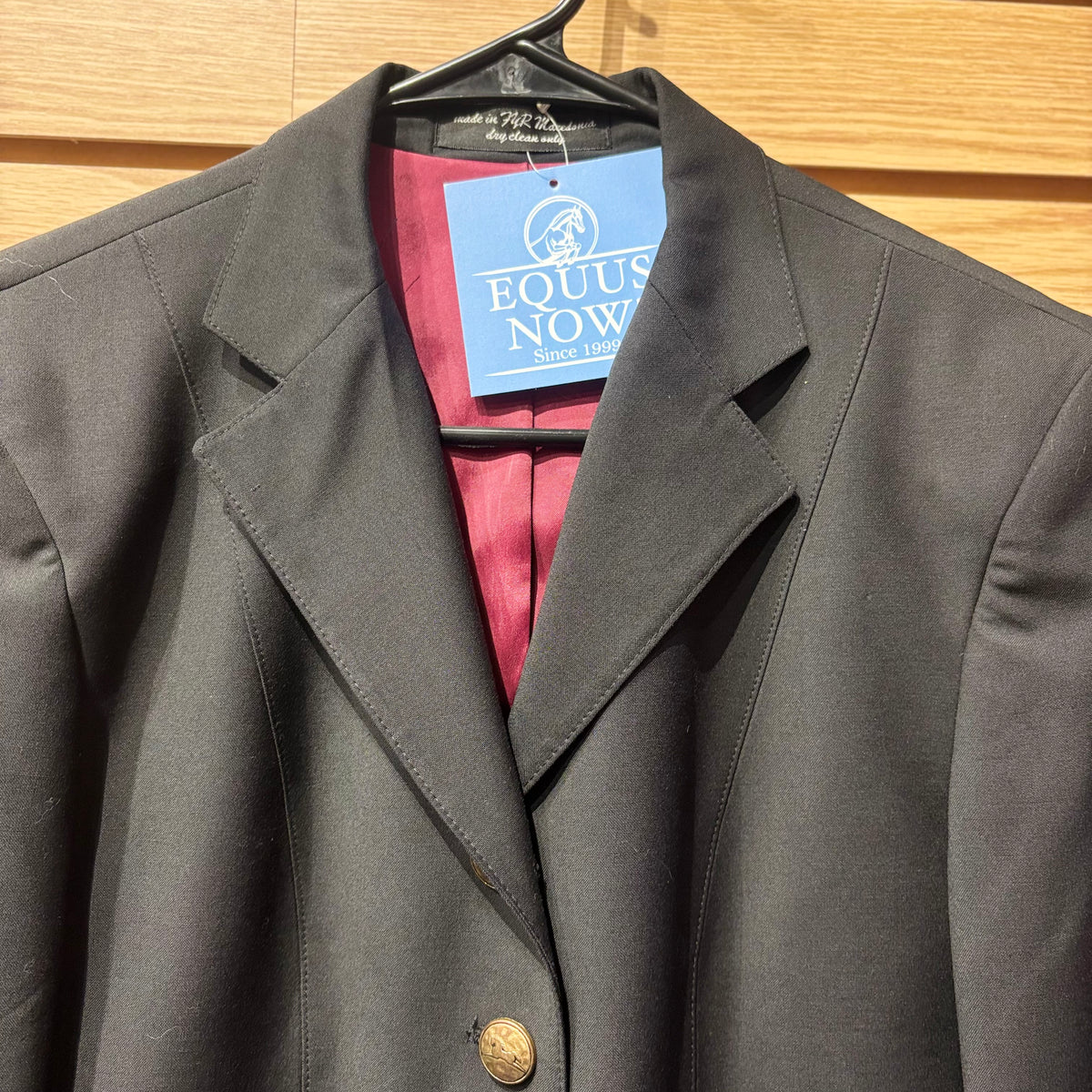 Used 6R Black RJ Classics Black Hunt Coat