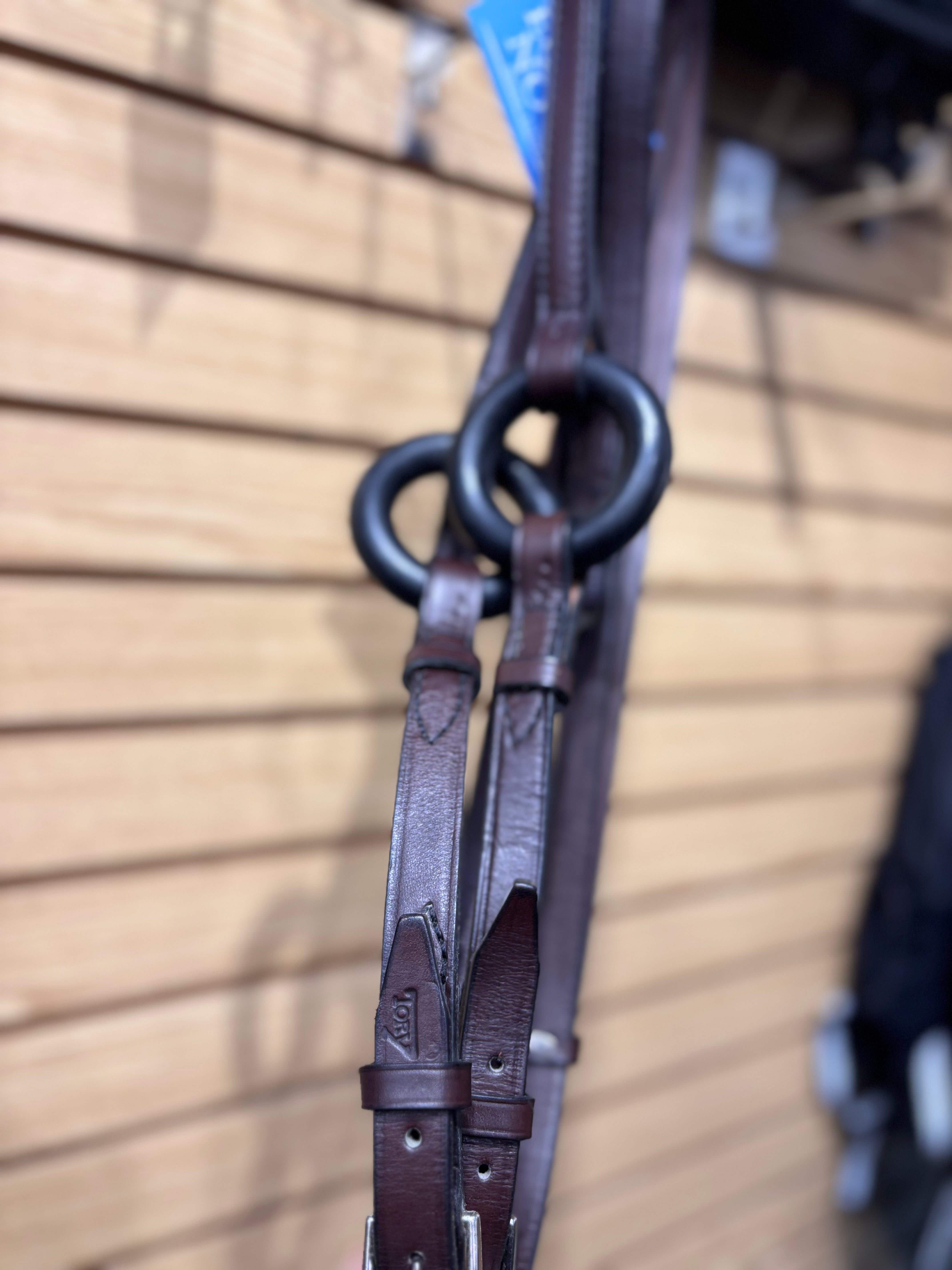 Used Brown Tory Leather Donut Side Reins