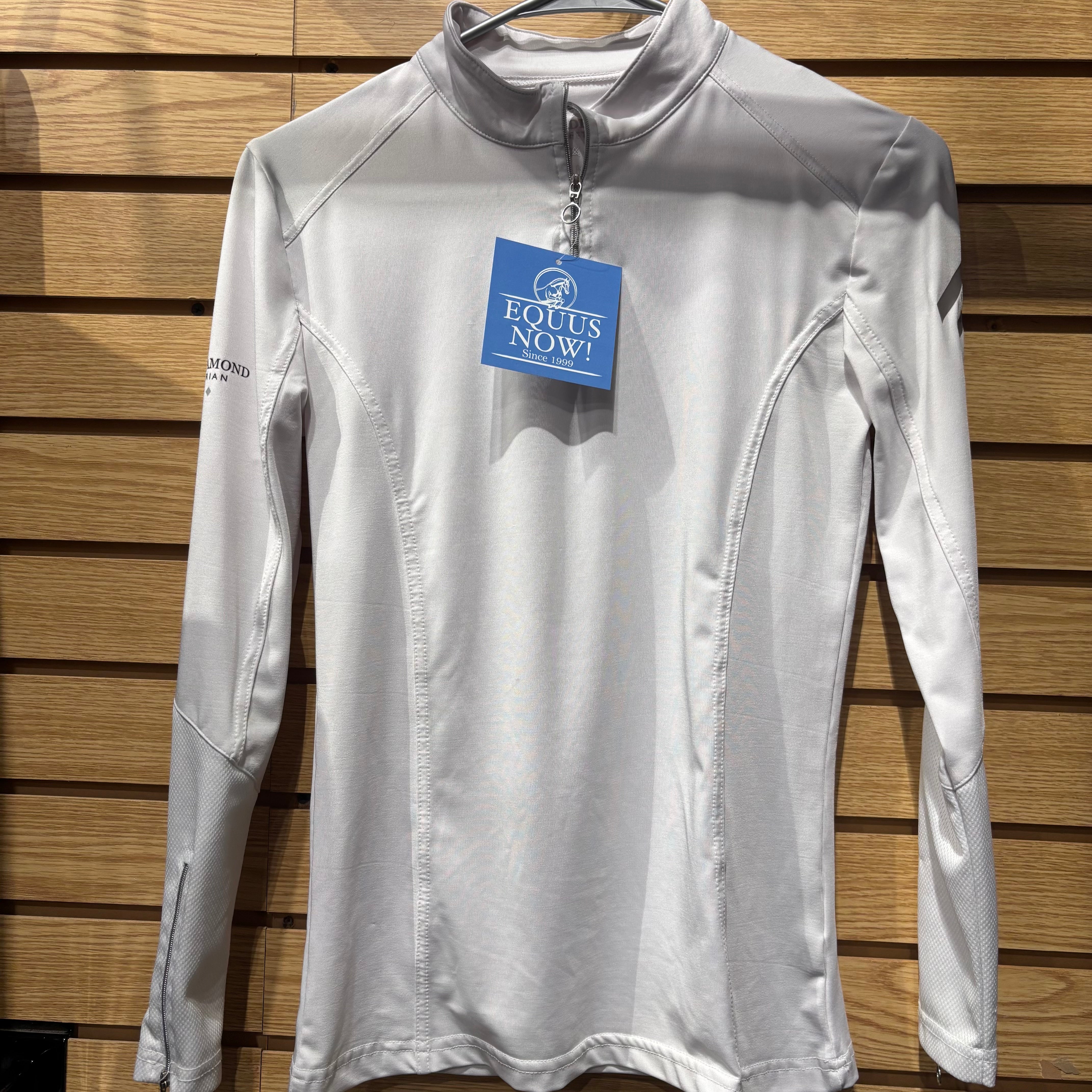Used Medium White Aztec Diamond Long Sleeve Sun Shirt