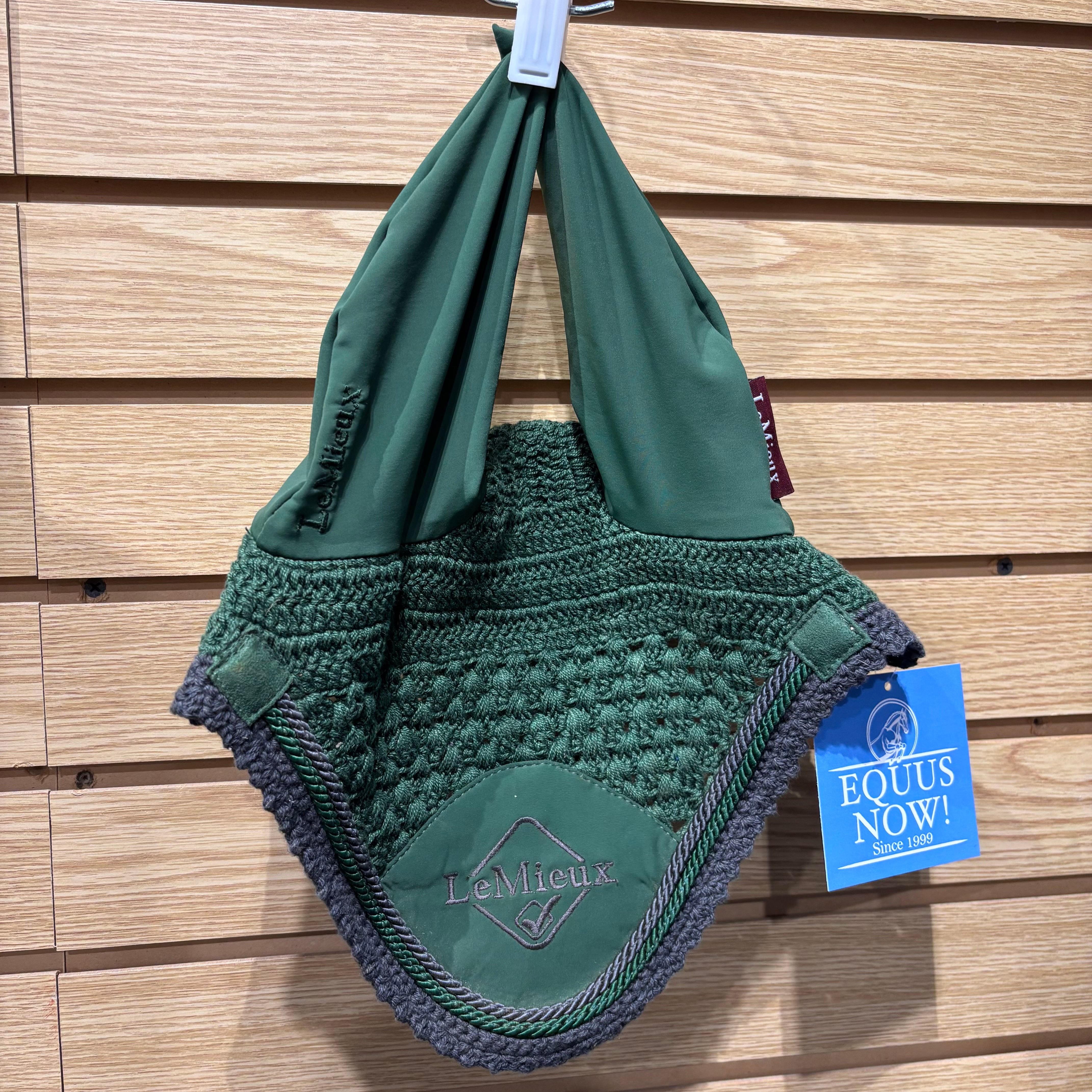 Used Large Green LeMieux Ear Bonnet