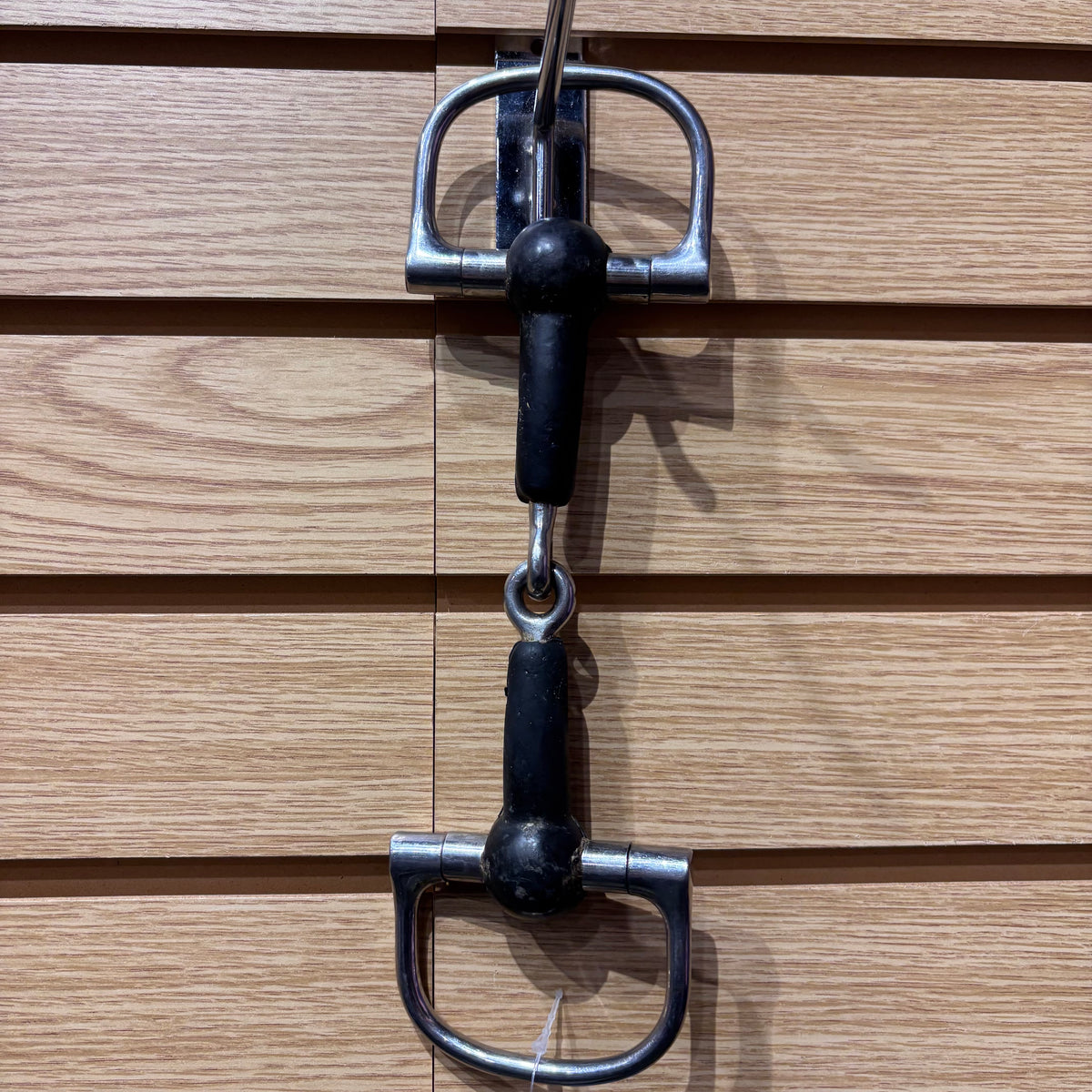 Used 5.5" Single Jointed Rubber D Ring Snaffle