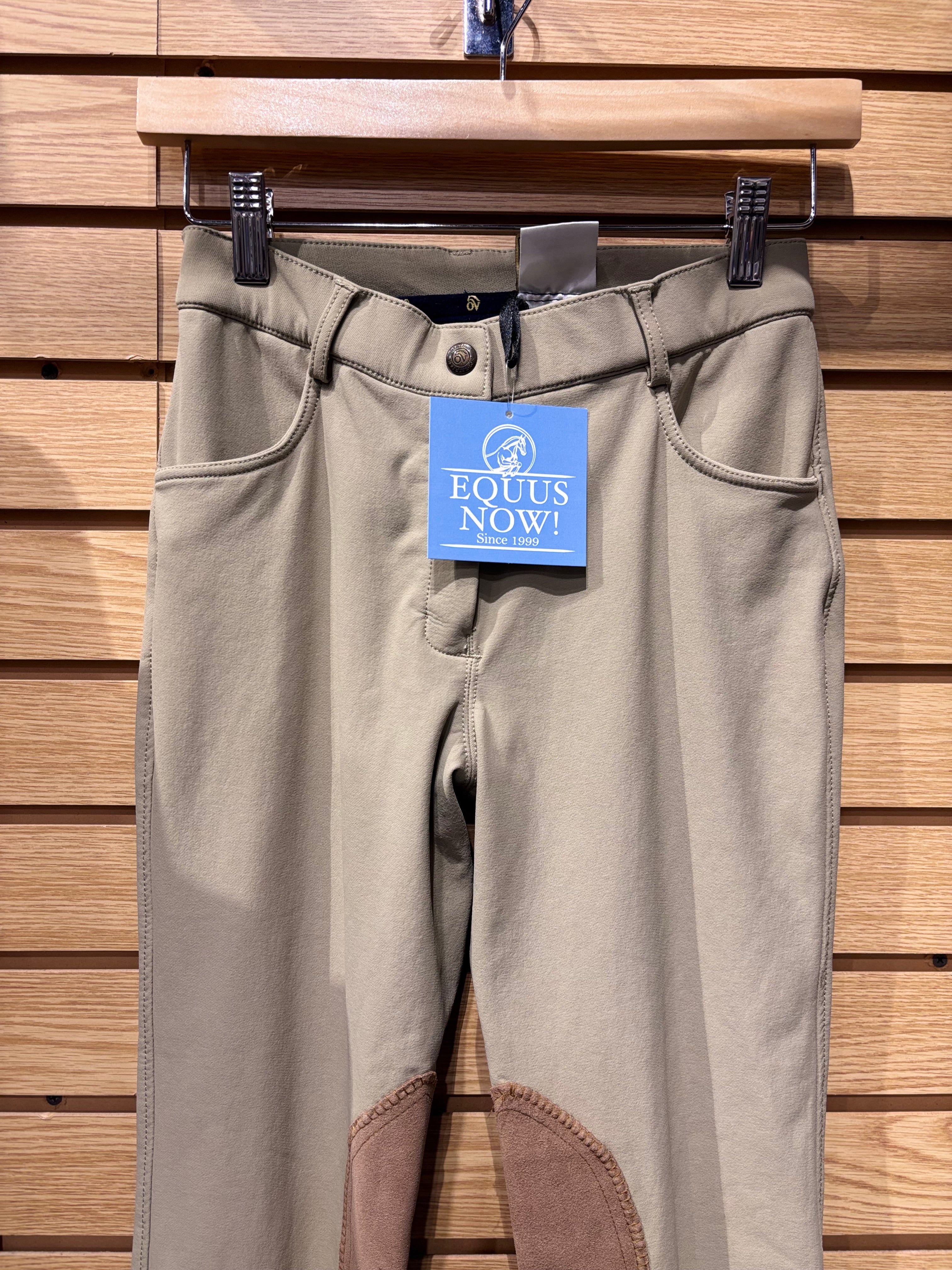 Used 14 Ovation Knee Patch Jods Tan
