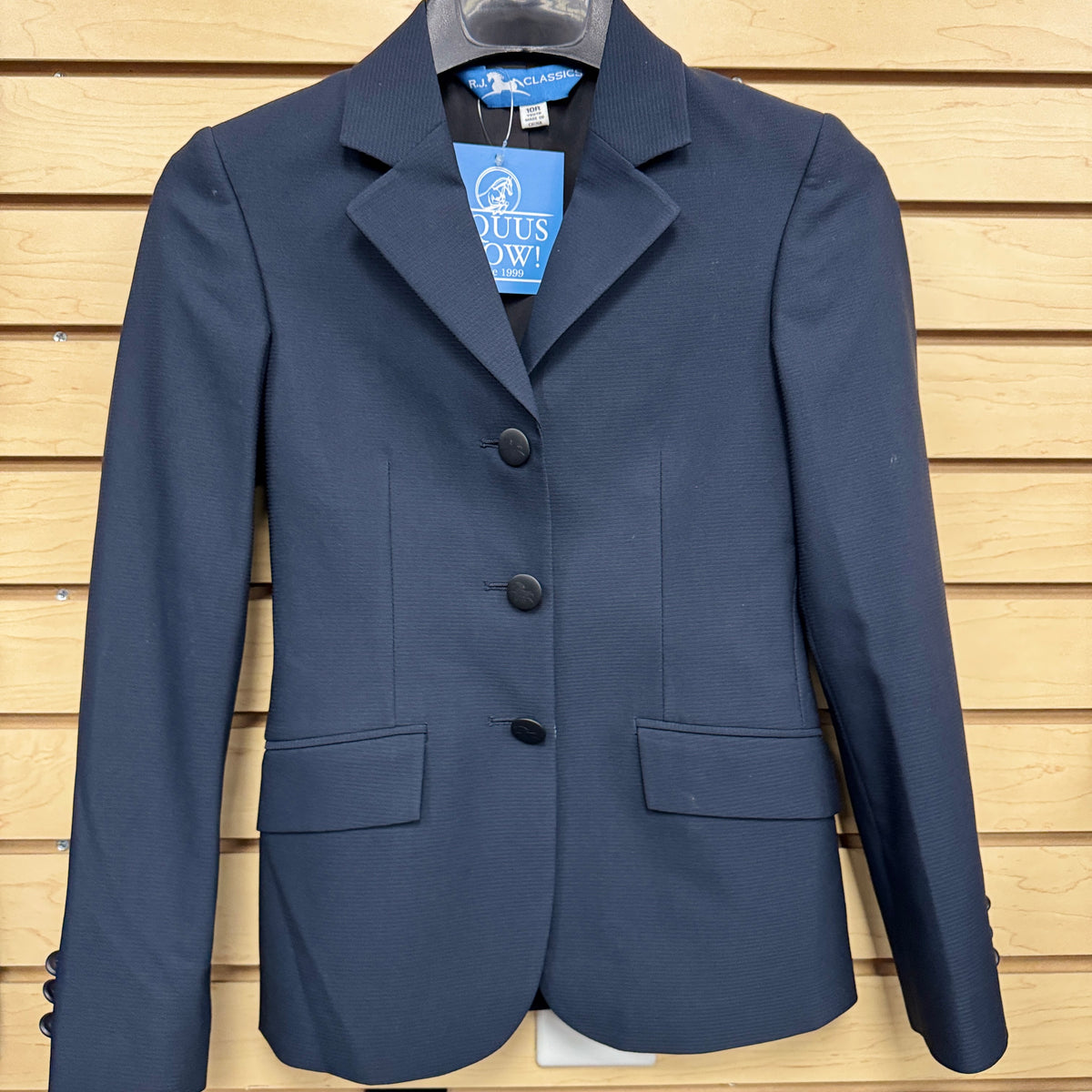 Used Youth 10R Navy RJ Classics Show Coat