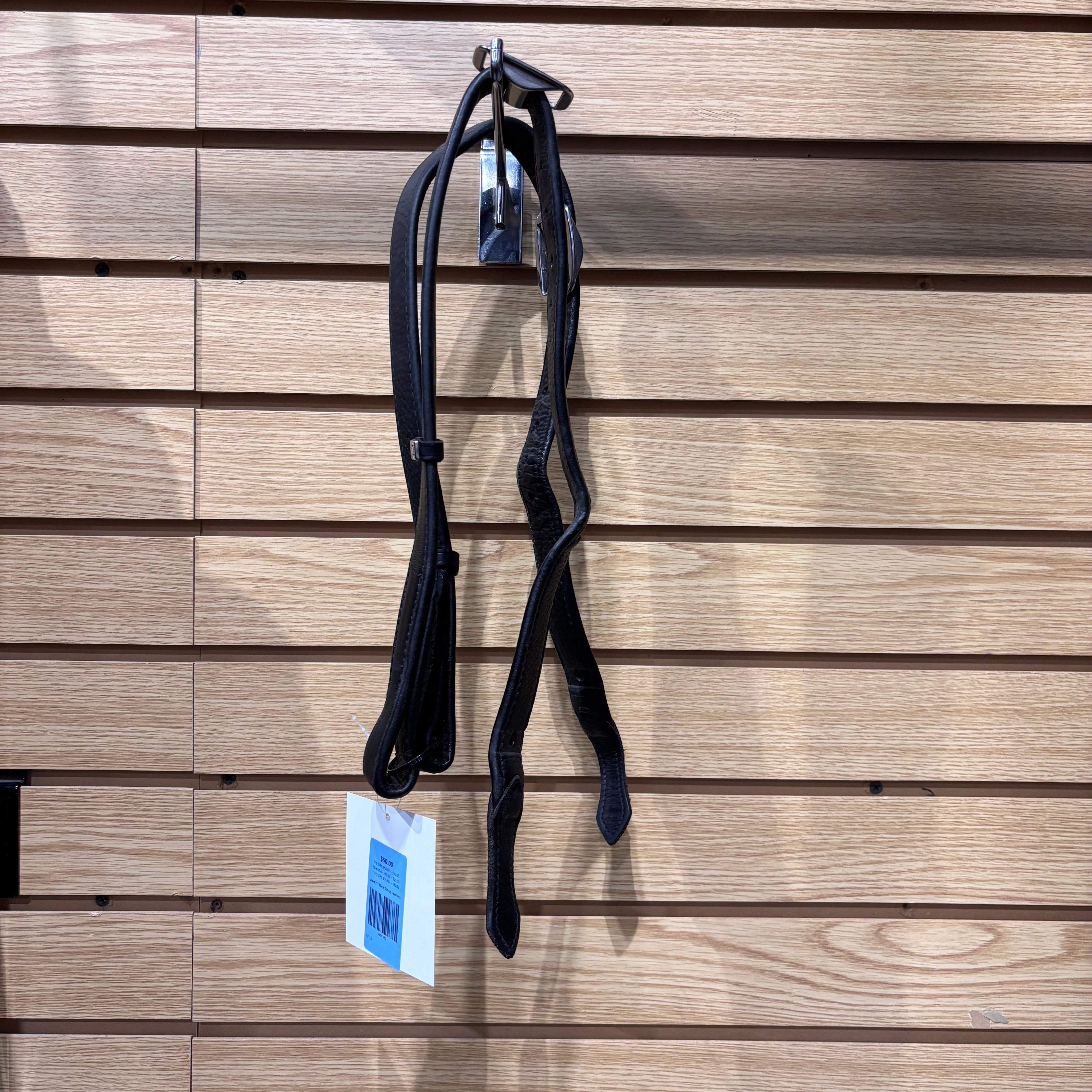 Used 31" Black Stirrup Leathers