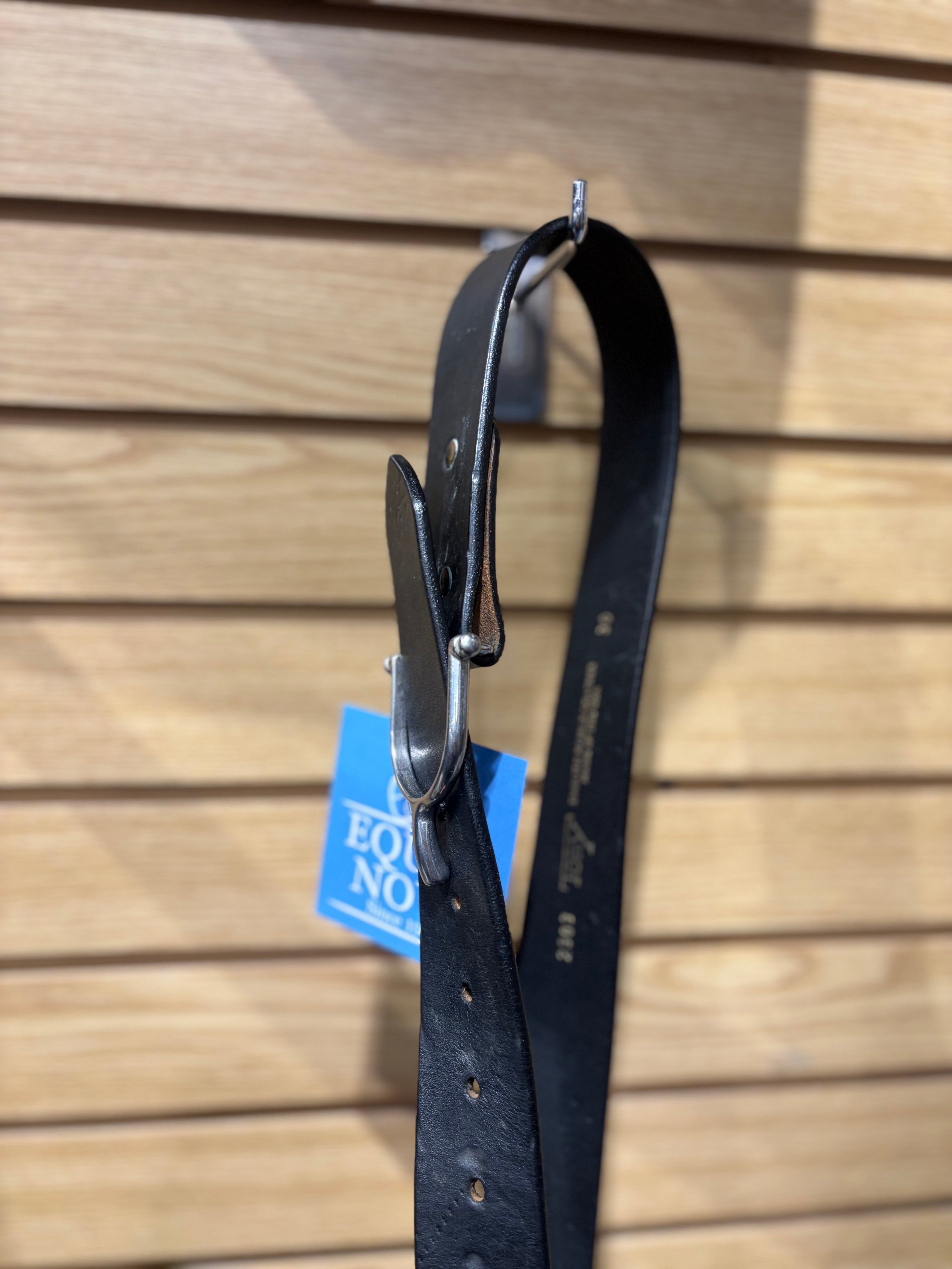 Used 30" Black Tory Leather Belt