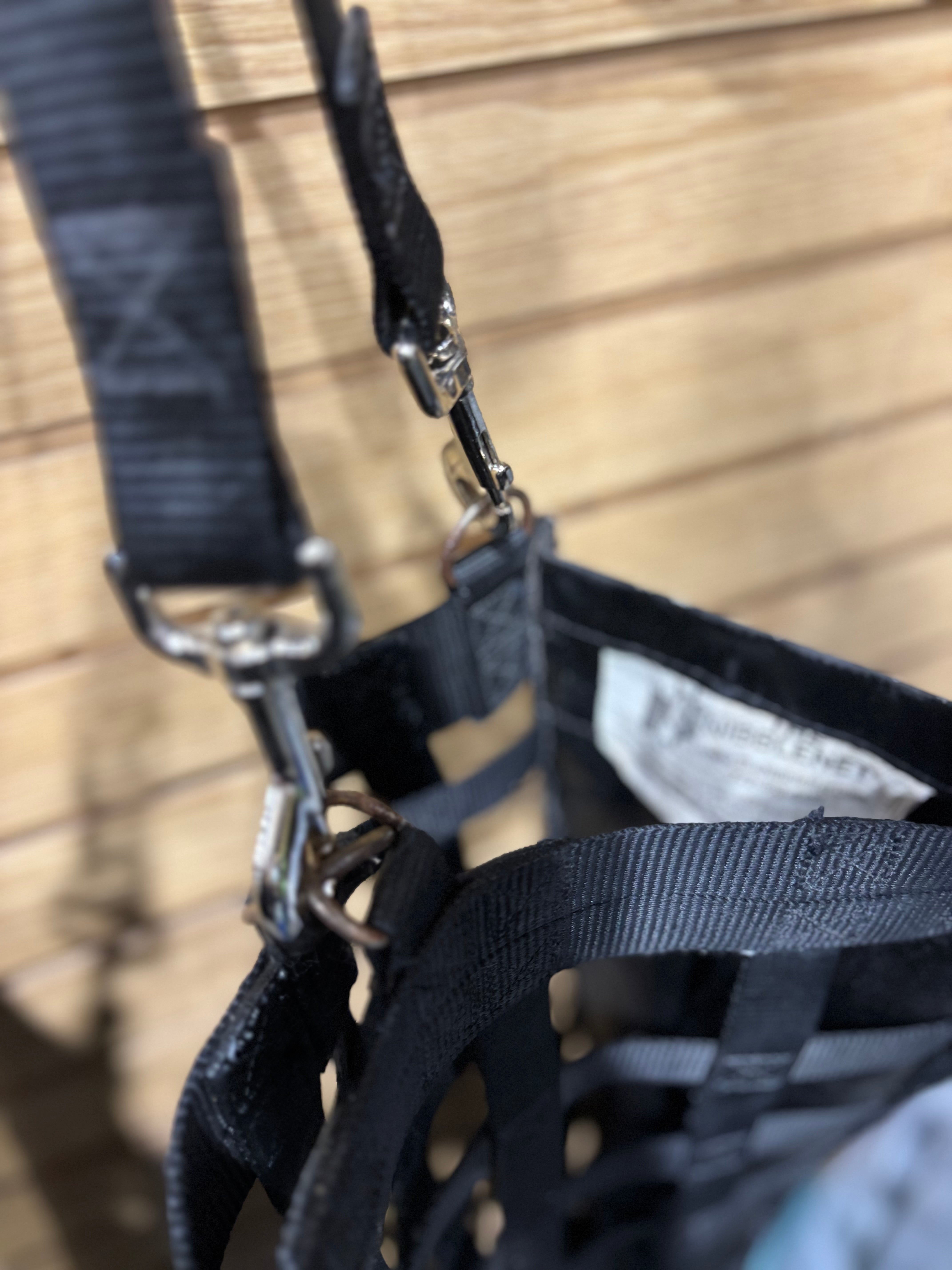 Used Black Hay Bag
