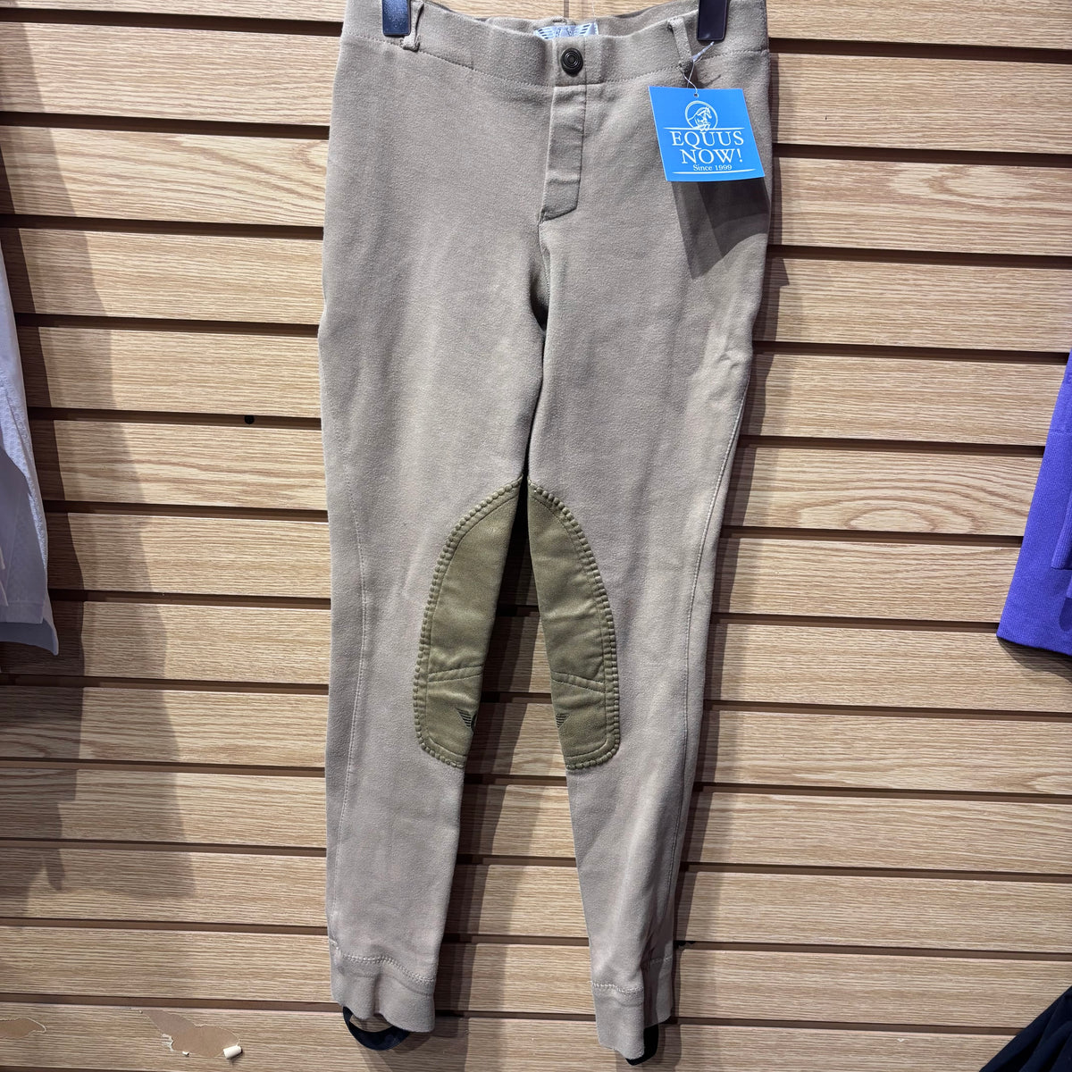 Used Youth 14 Tan Knee Patch Jods