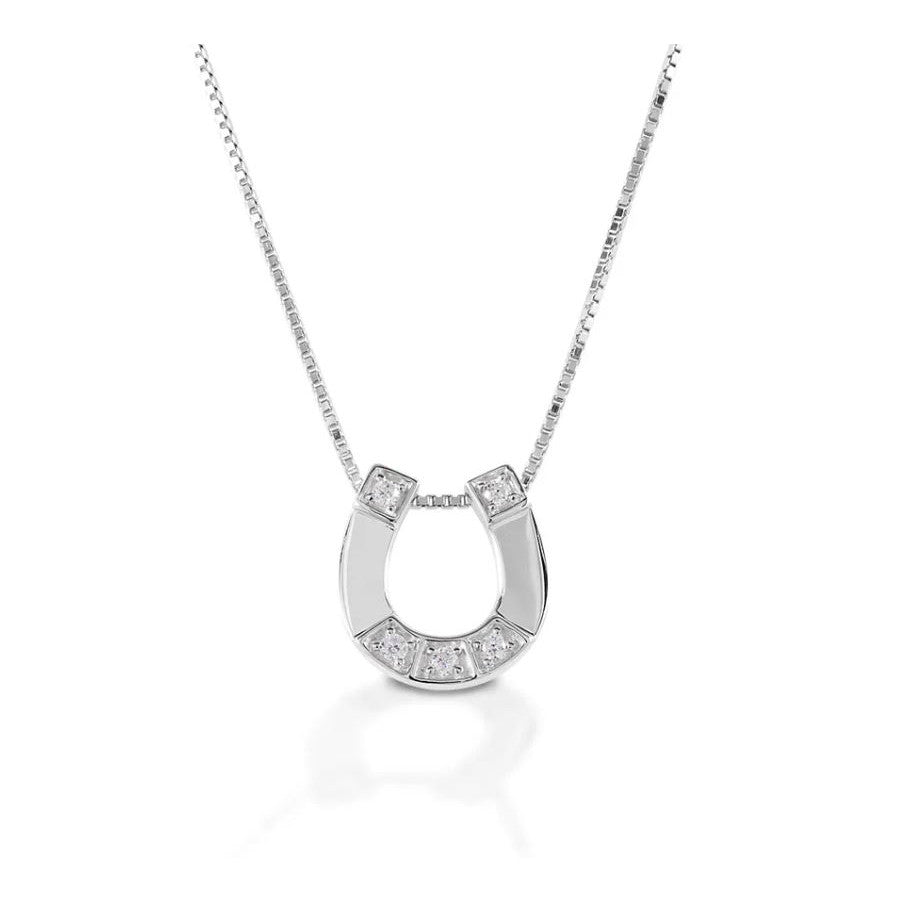 Kelly Herd Sterling Silver Small Horseshoe Pendant - sku to order - 75354