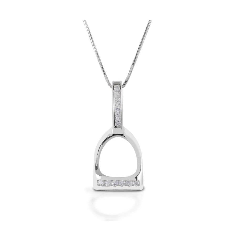 Kelly Herd Large English Stirrup Necklace - sku to order - 104340