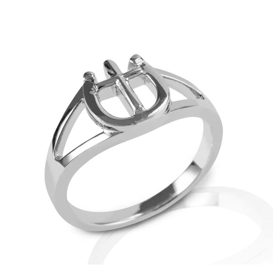 Kelly Herd Cross & Horseshoe Ring - main