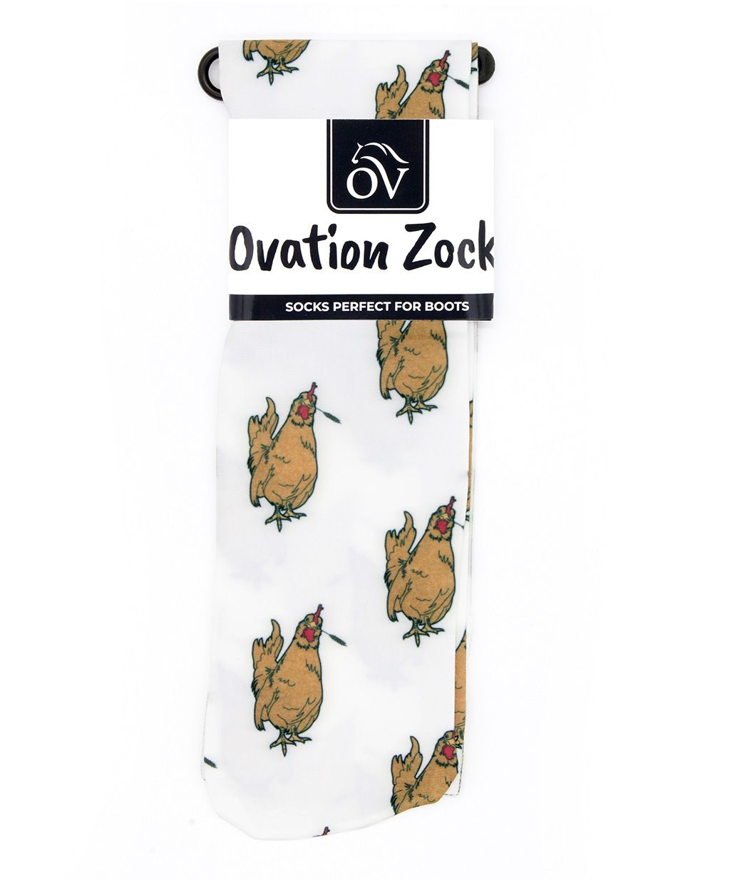 Ovation Ladies Patterned Zocks Riding Boot Socks
