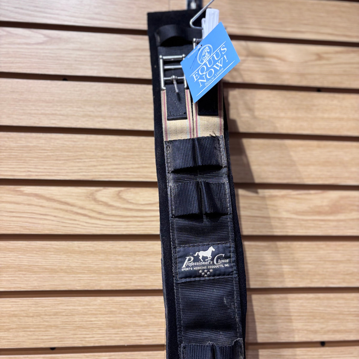 Used 24" Black Professionals Choice Dressage Girth