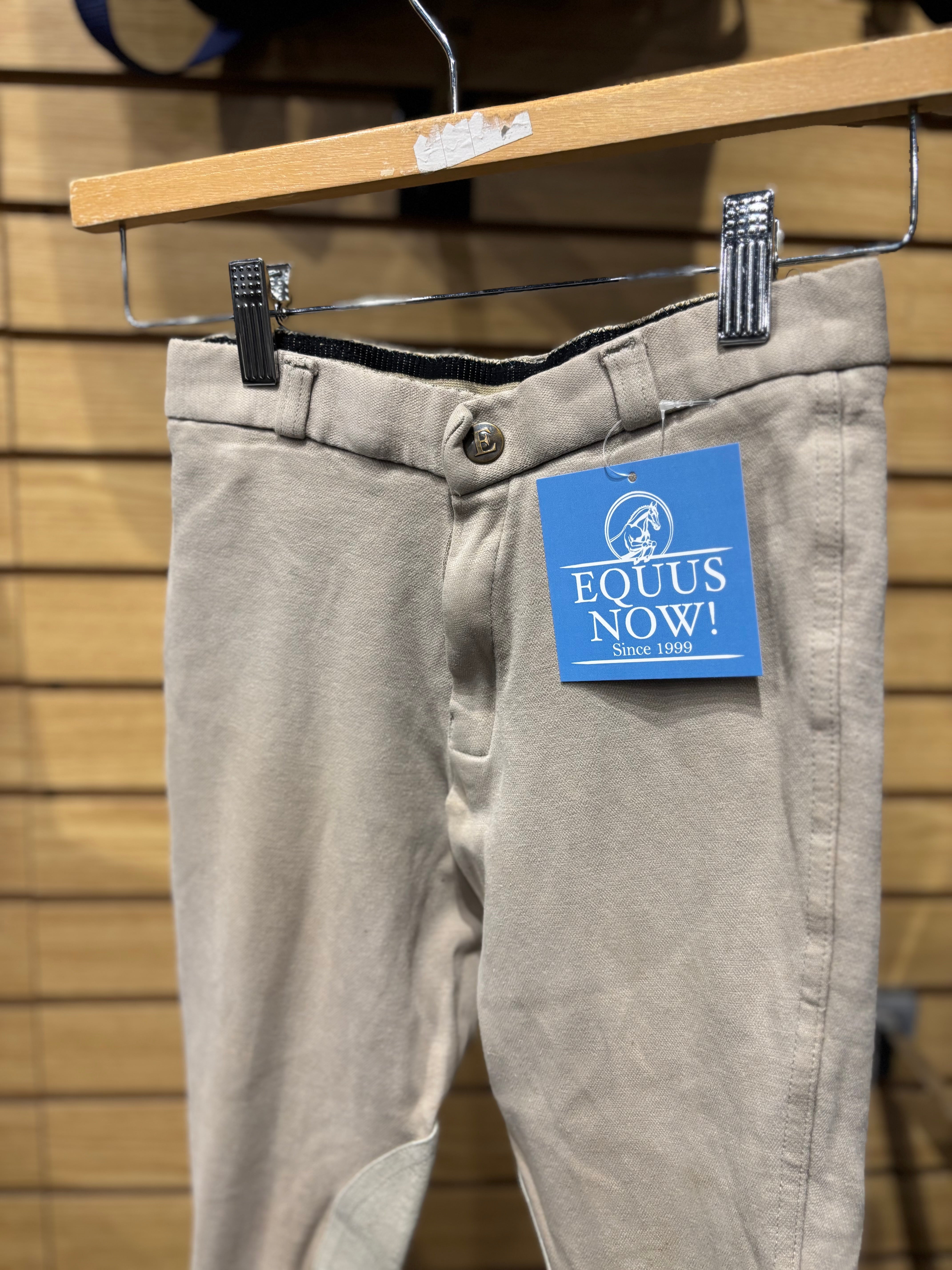 Used Equistar Youth 10 Tan Breeches