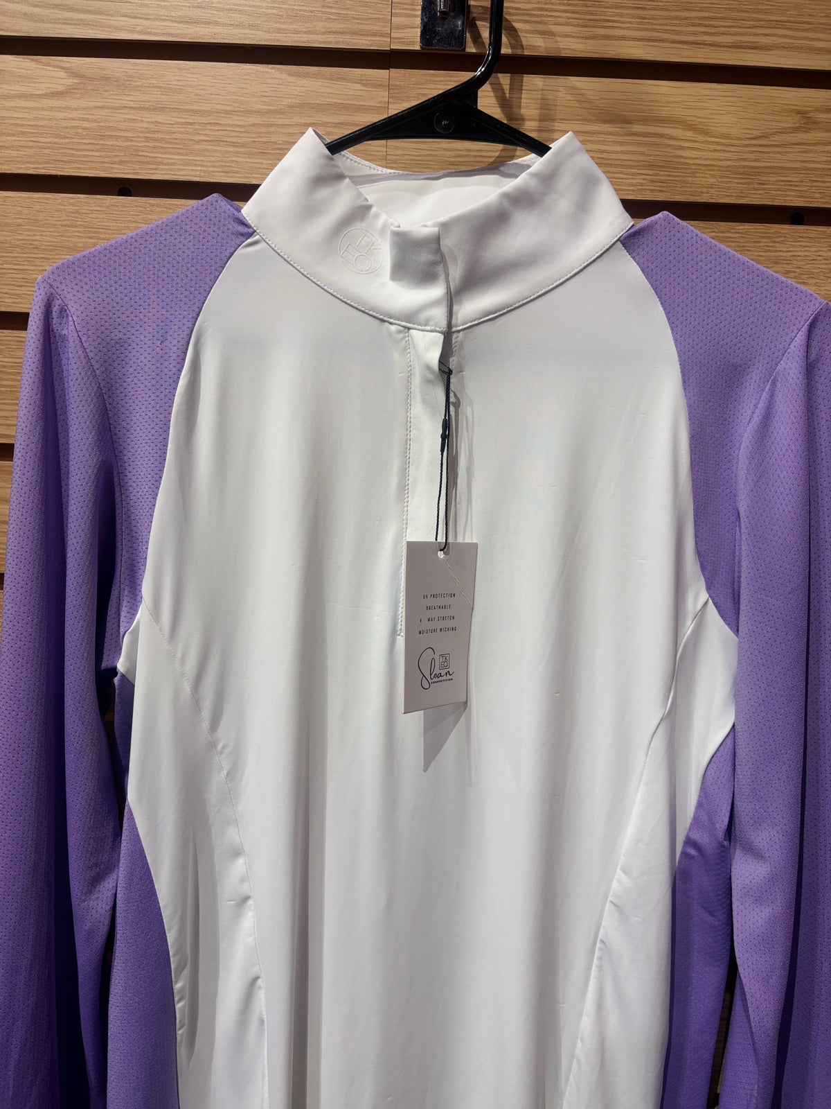 Used TKEQ Sloan XL White/Purple Show Shirt