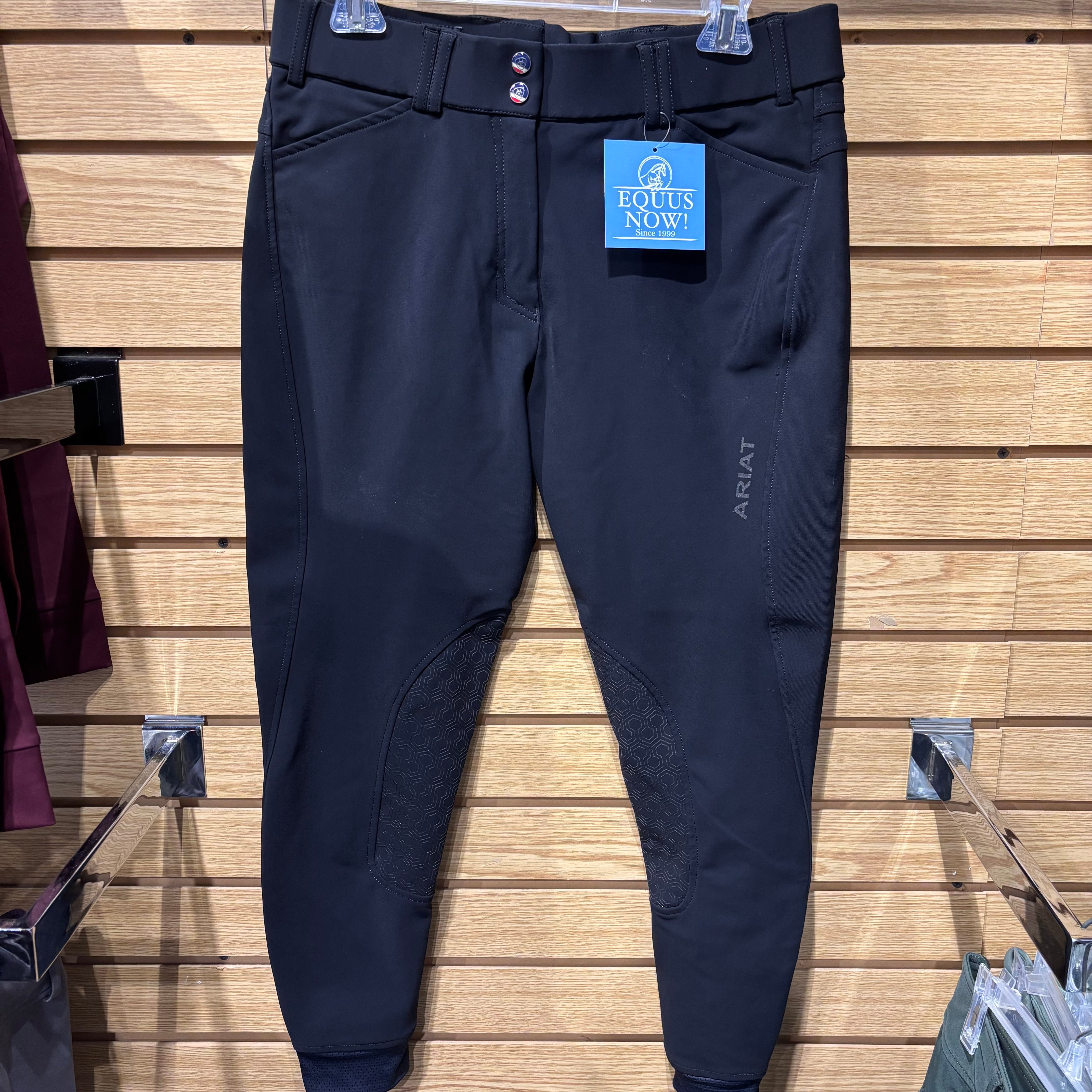 Used 32R Ariat Pro Series Trifactor Breeches Black