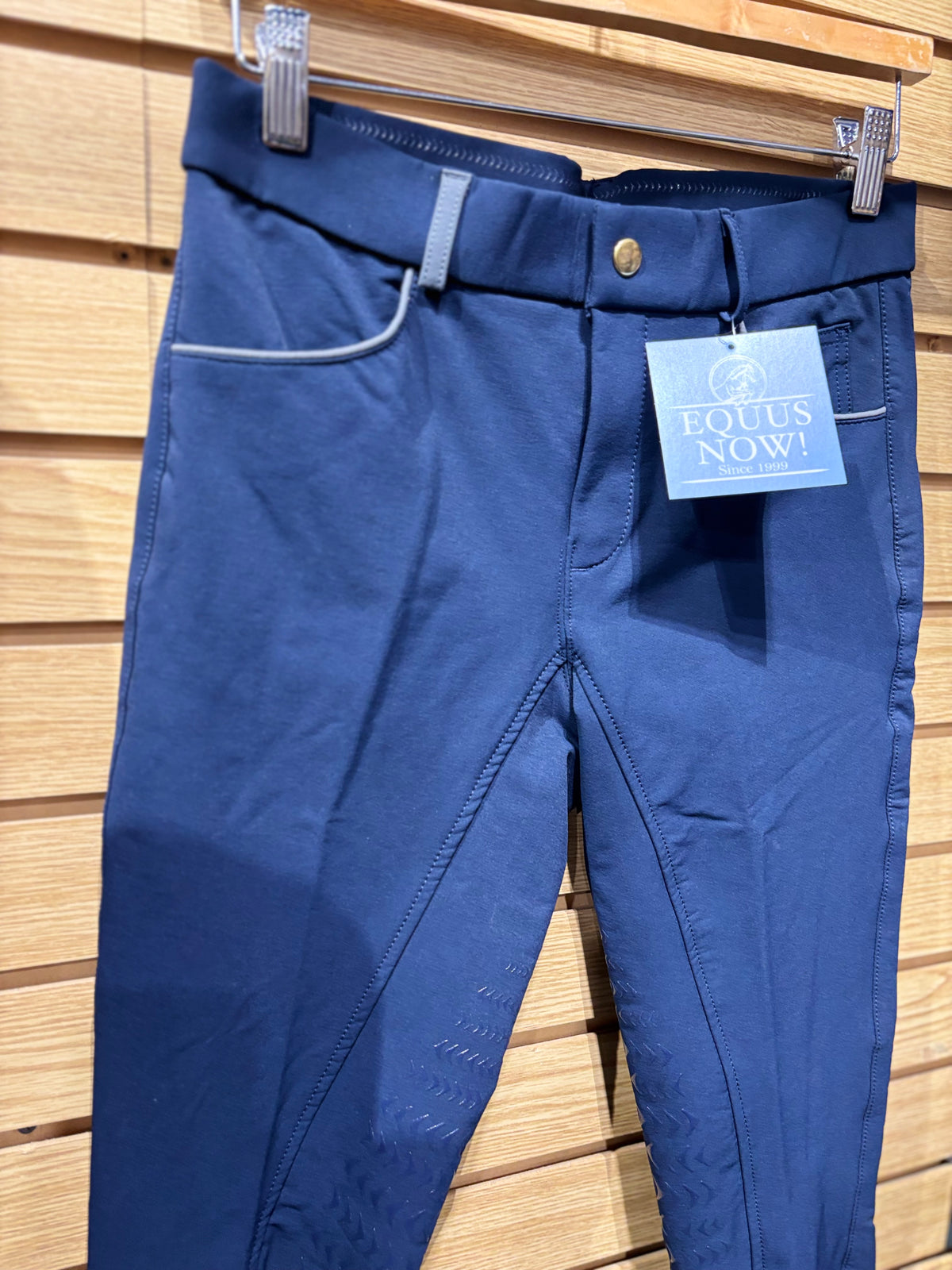 Used 28 Navy EQUO Knee Patch Breeches