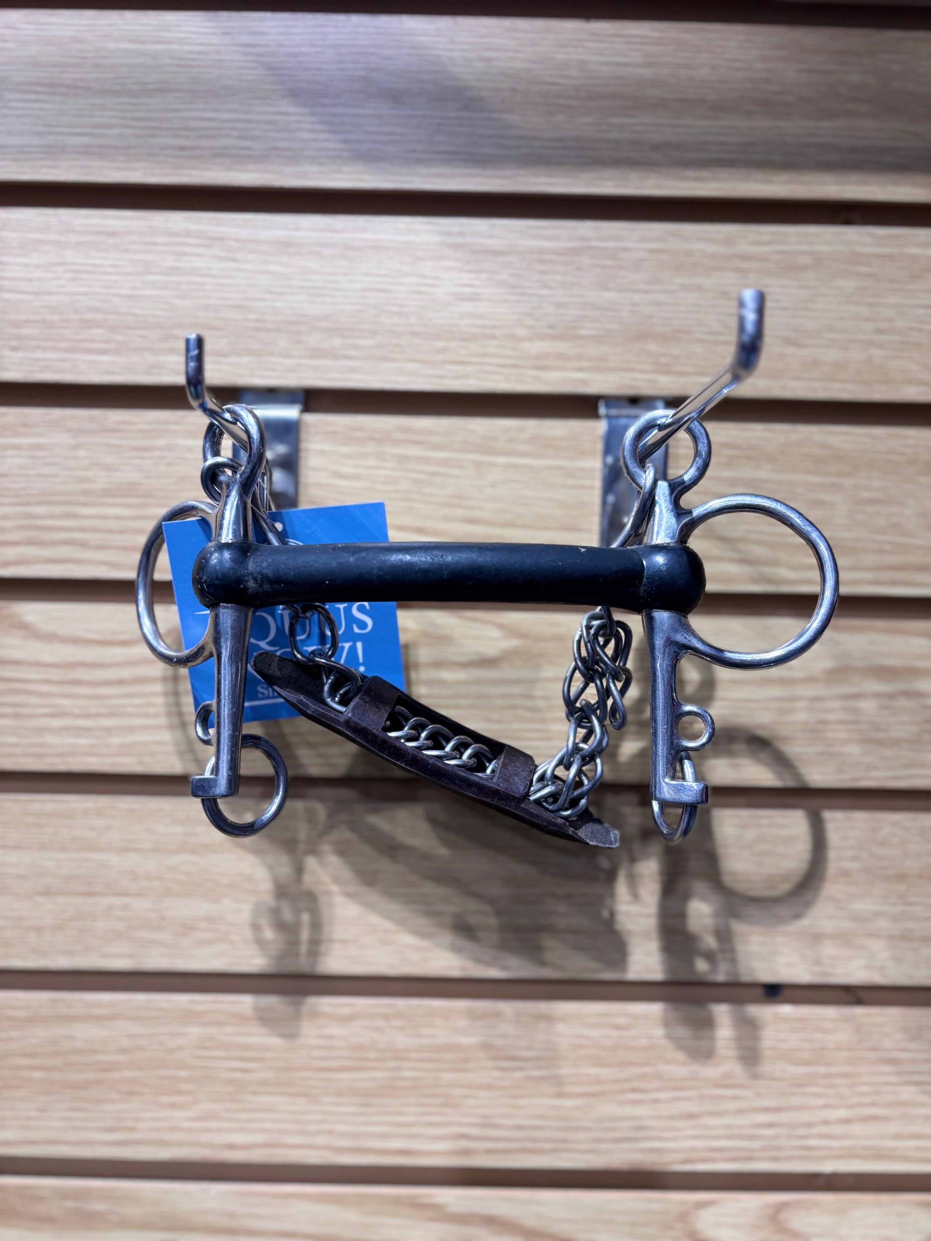 Used 5" Rubber Mullen Mouth Pelham Bit