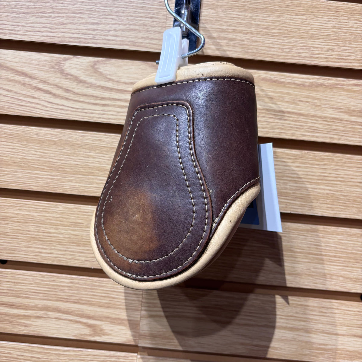 Used XL Brown Eskadron Leather Fetlock Boots