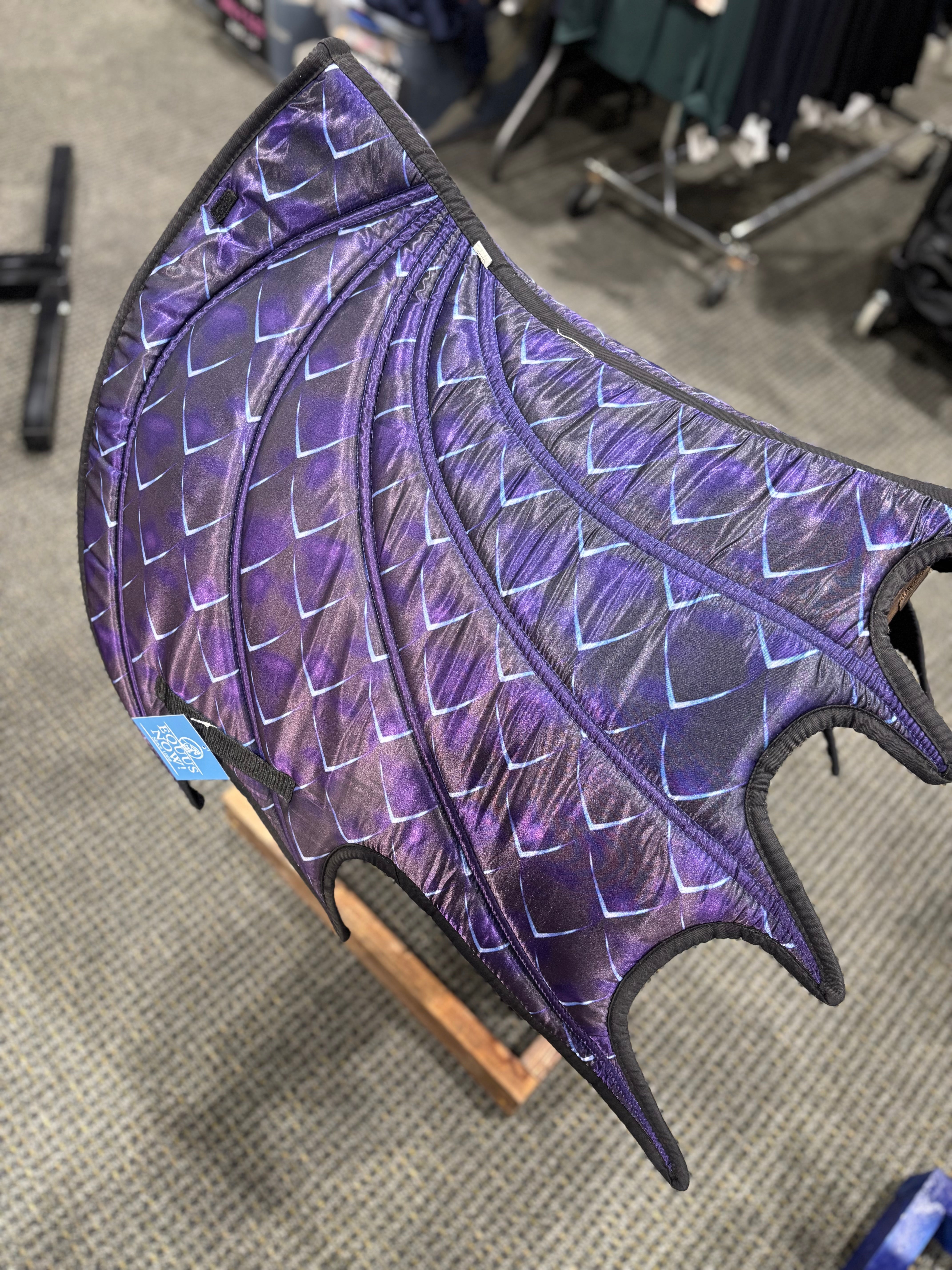 Used Full Purple Dragon Saddle Pad