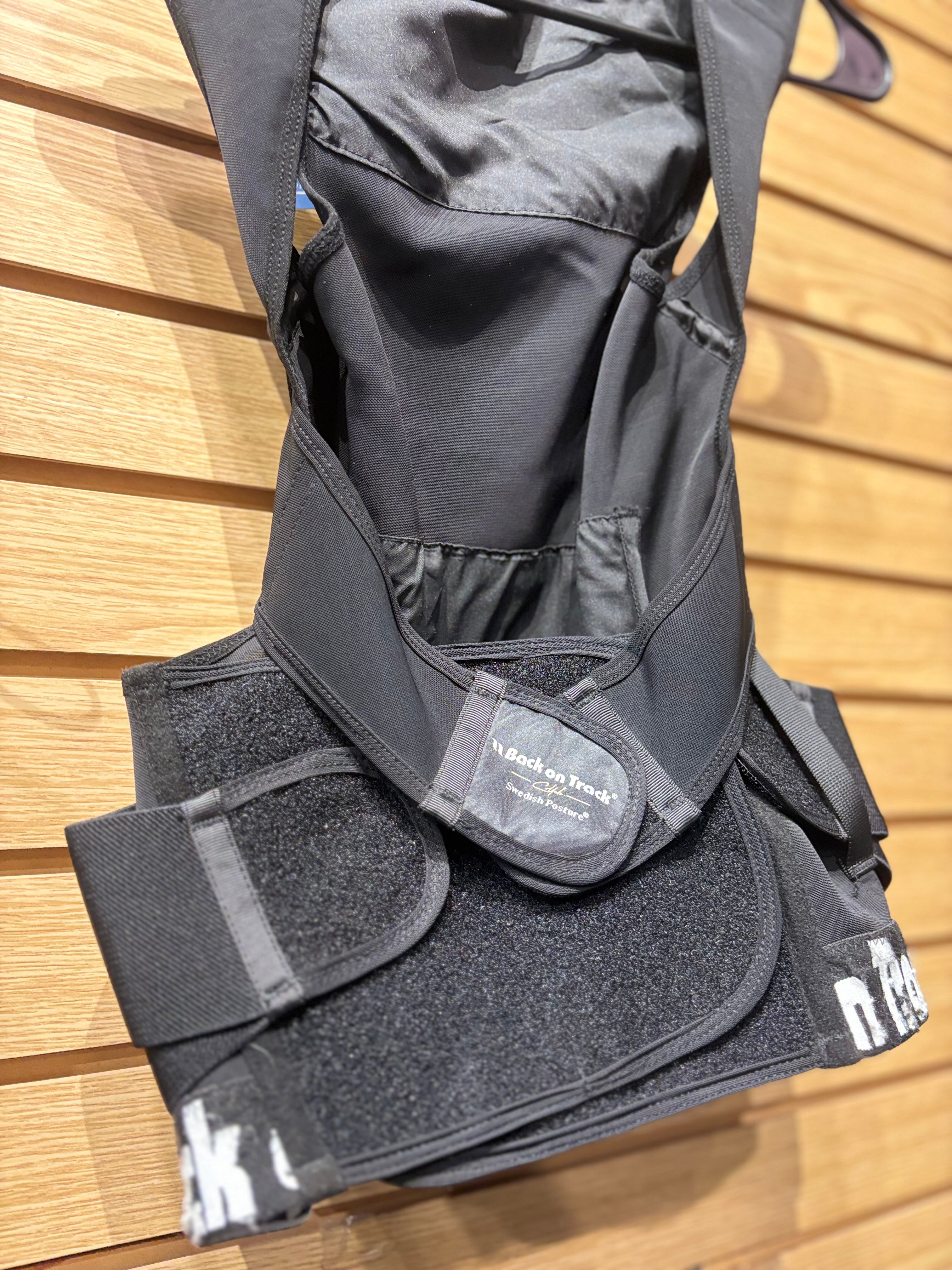 Used Small Black Back on Track Swedish Support Vest
