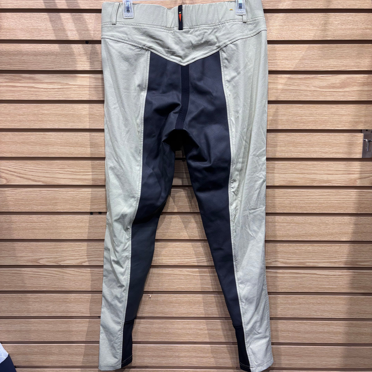 Used XL Tan/Black Kerrits Flex Full Seat Breeches