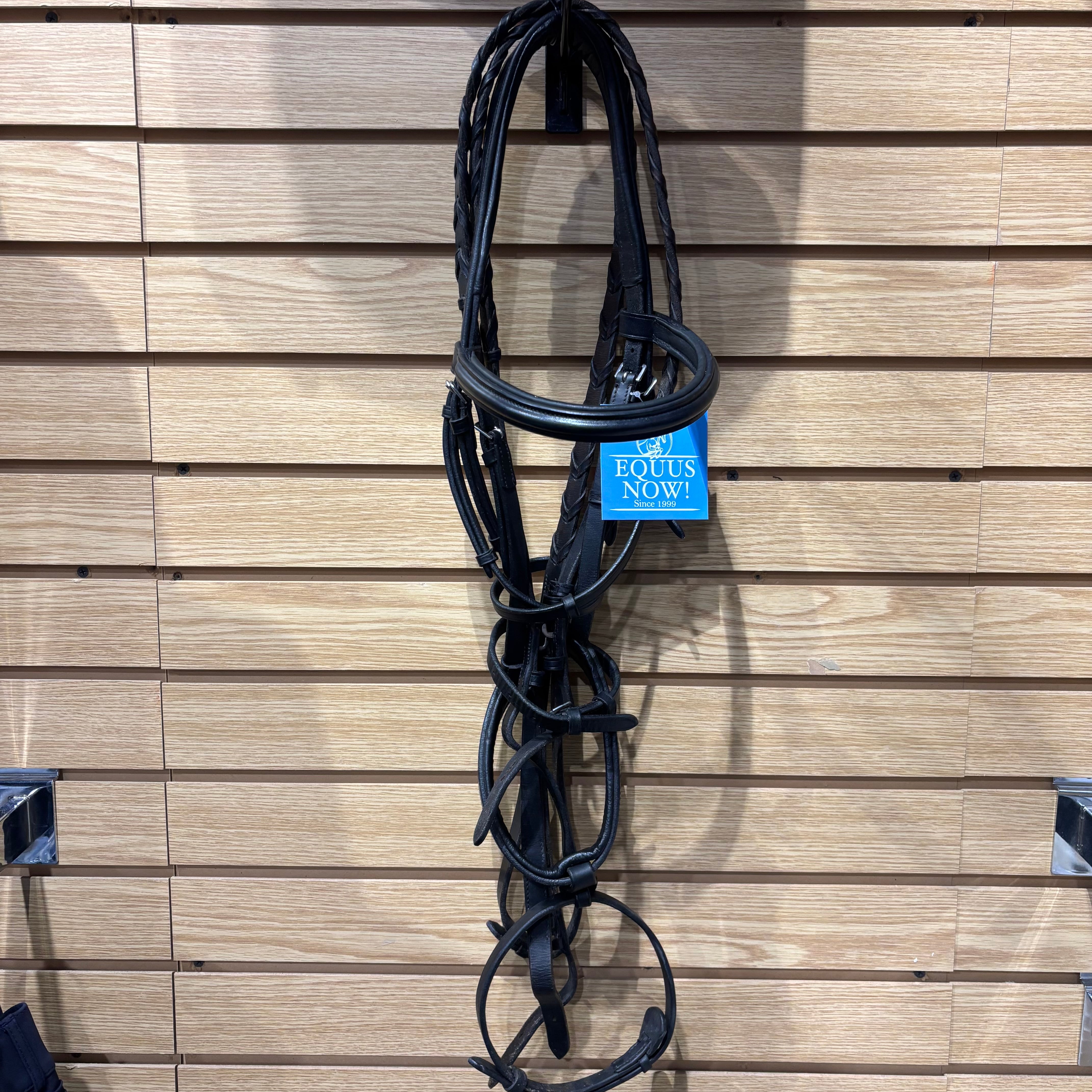 Used Black Bridle with Reins