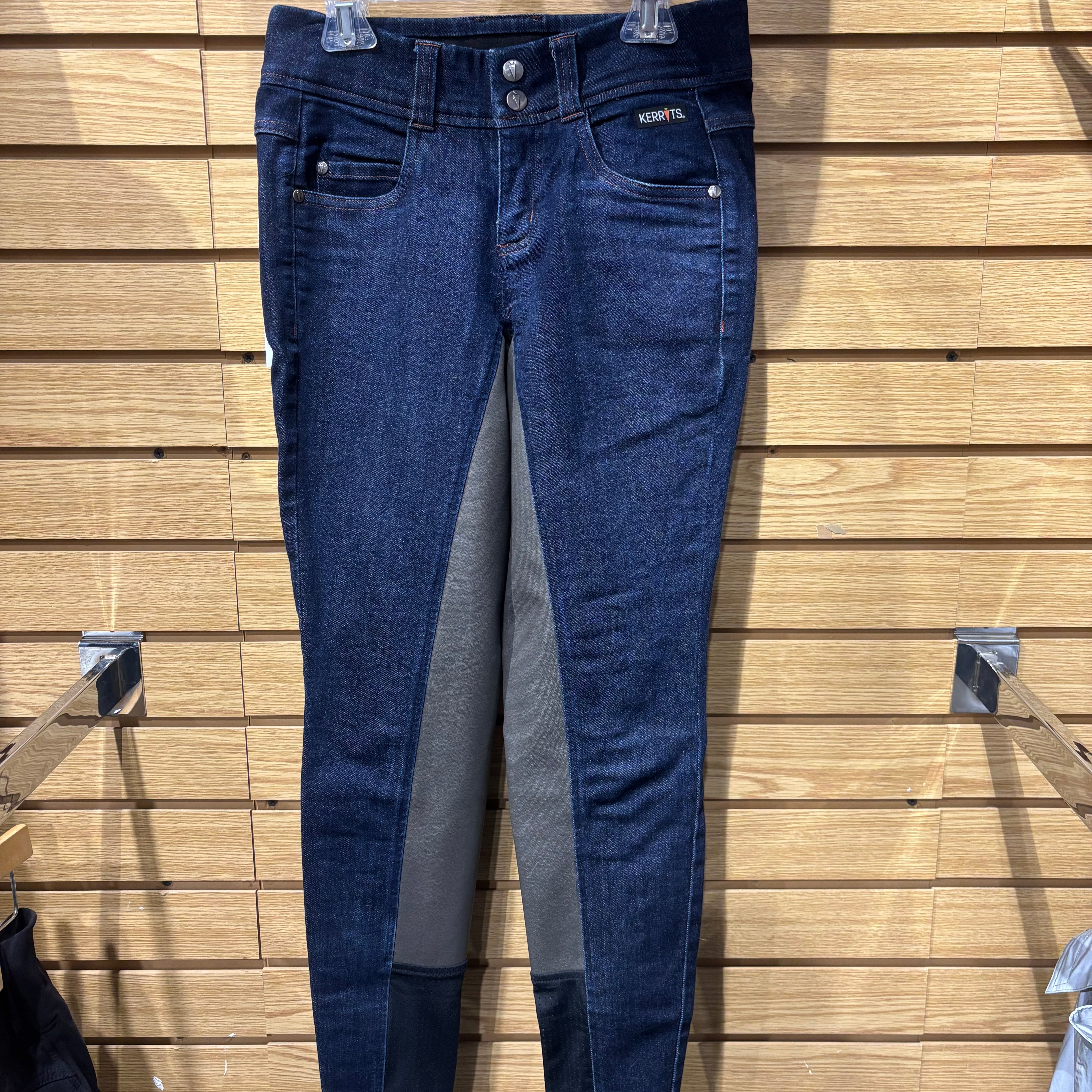 Used Kerrits Denim Full Seat Breeches