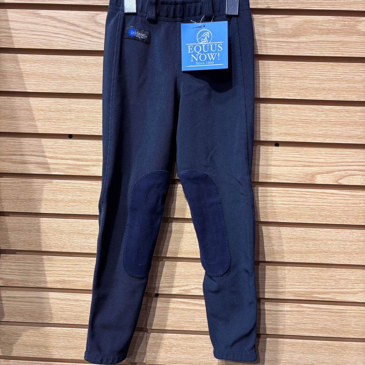 Used Youth Small Navy Irideon Knee Patch Breeches
