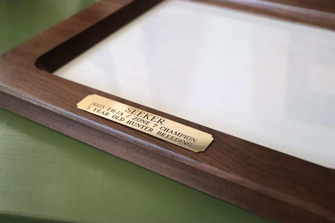 Custom Trophy Picture Frame