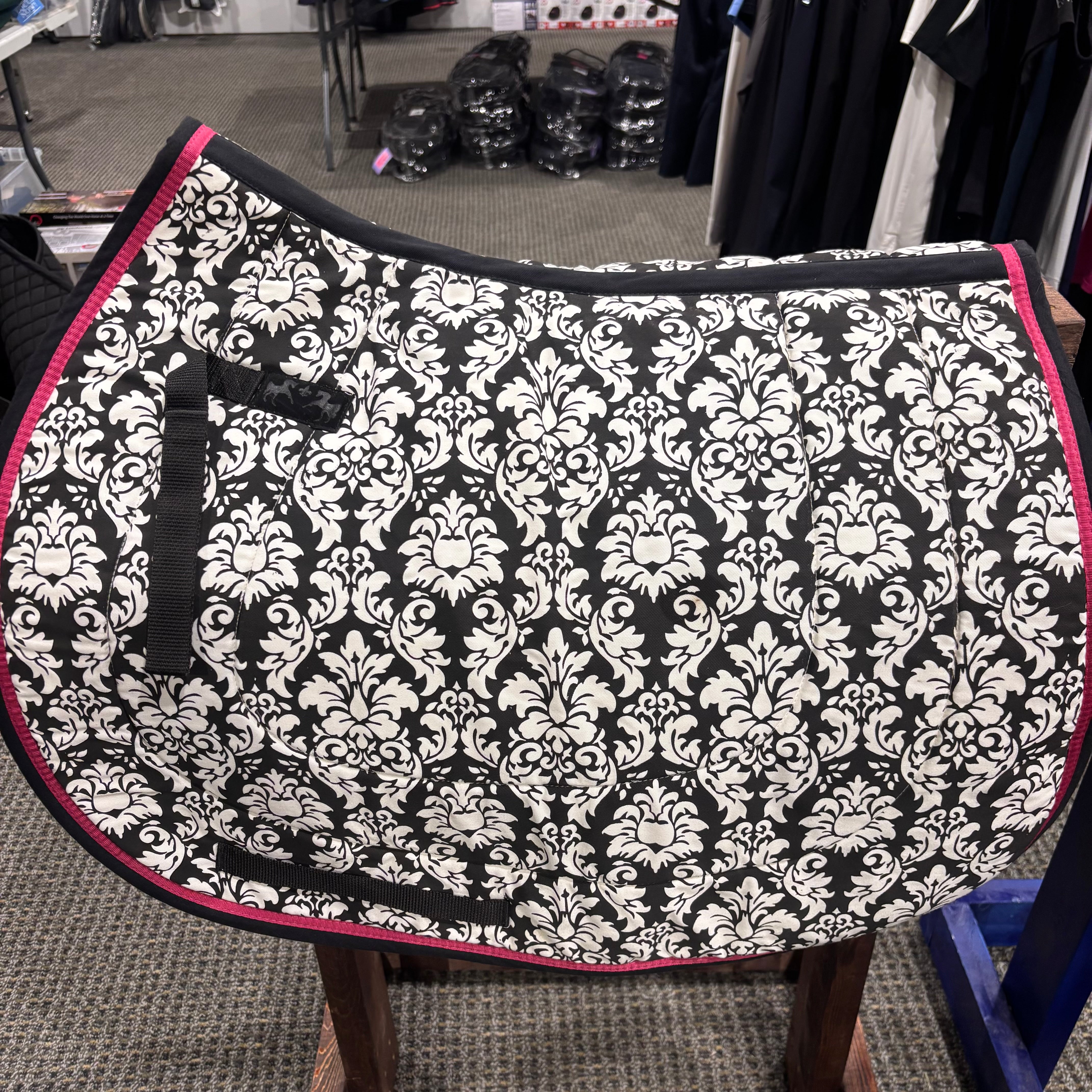 Used AP Black/White Equine Couture Saddle Pad