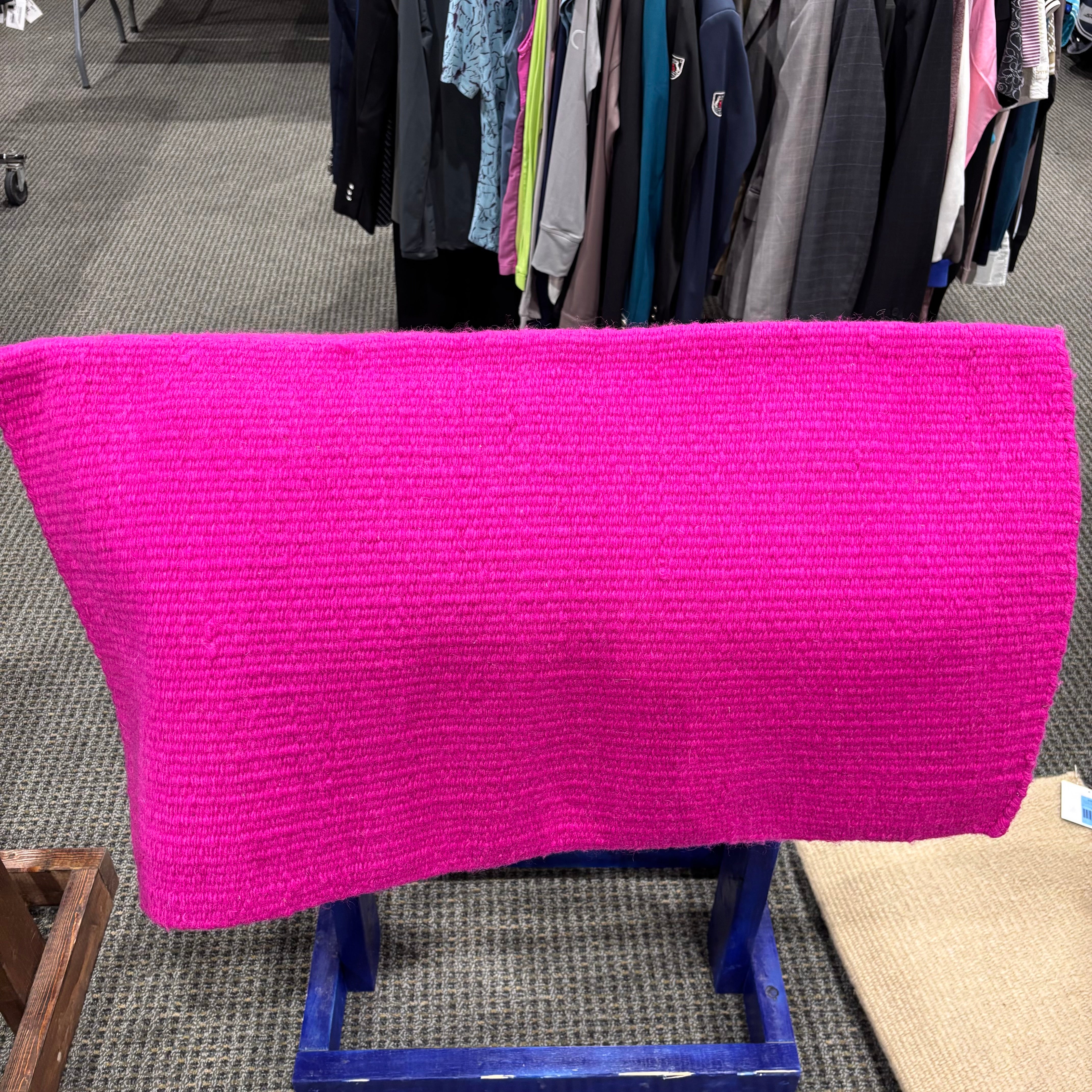 Used Mayatex Hot Pink Western Saddle Pad
