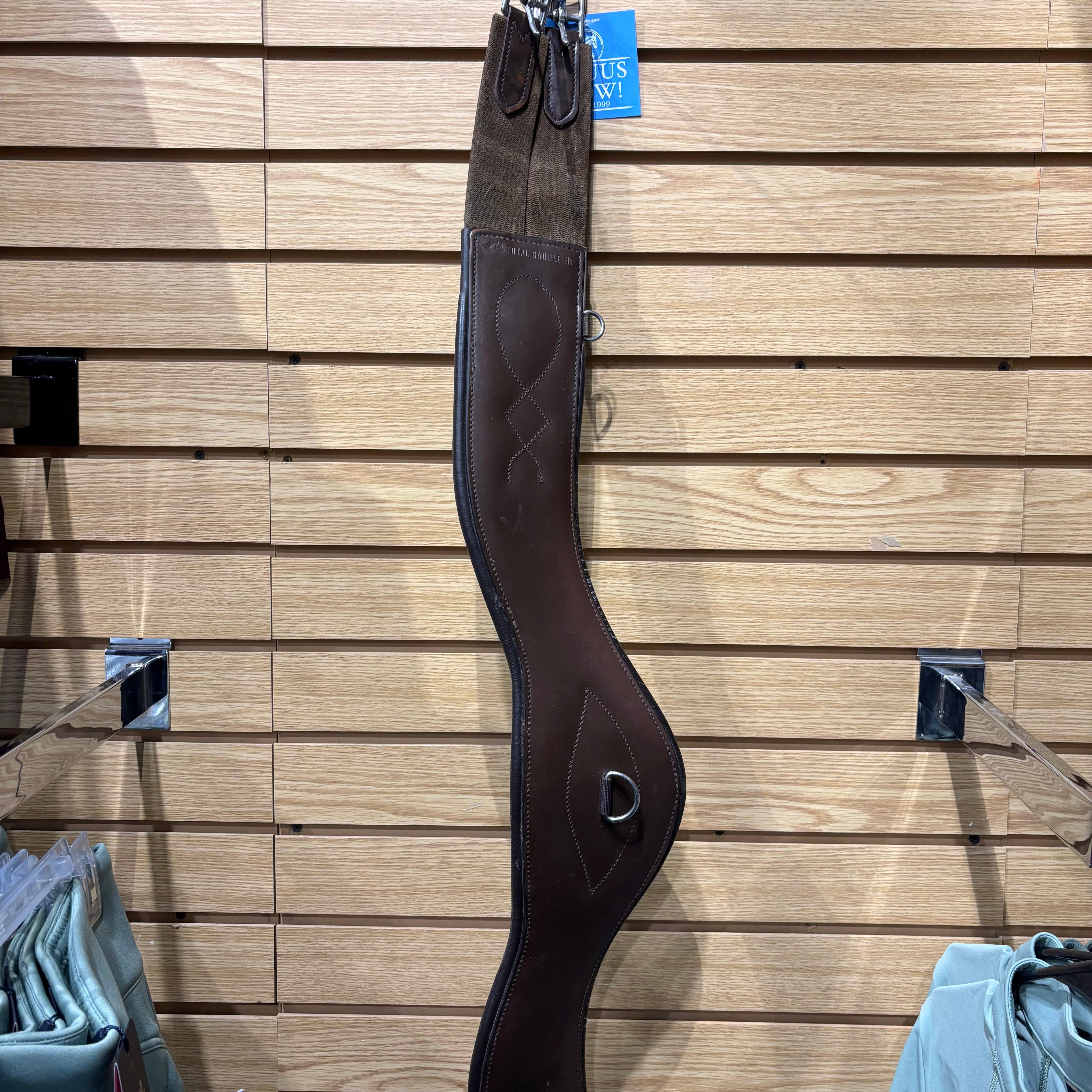 Used 48" Brown Total Saddle Fit Shoulder Relief Girth