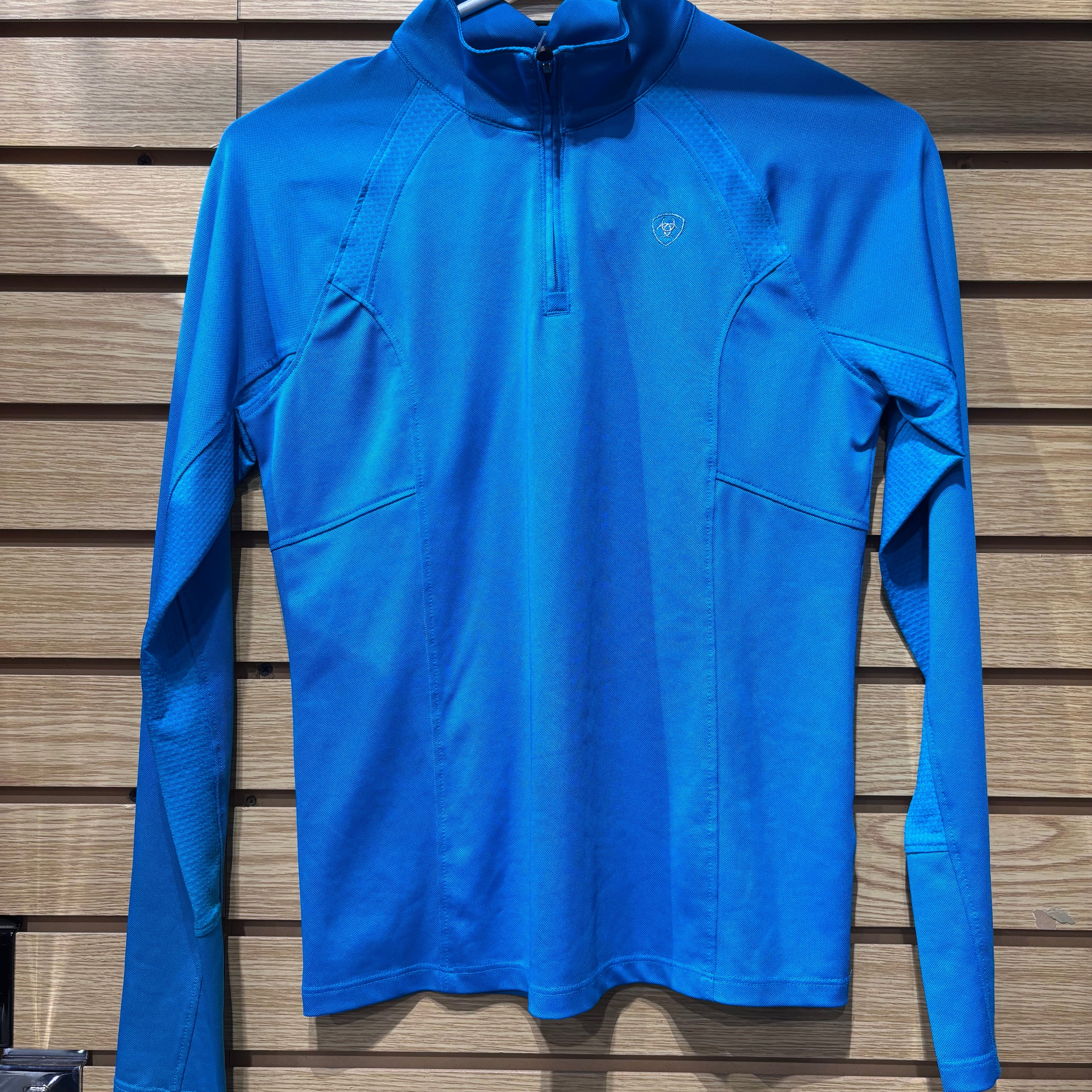 Used Youth Large Blue AriatTek Long Sleeve Sun Shirt