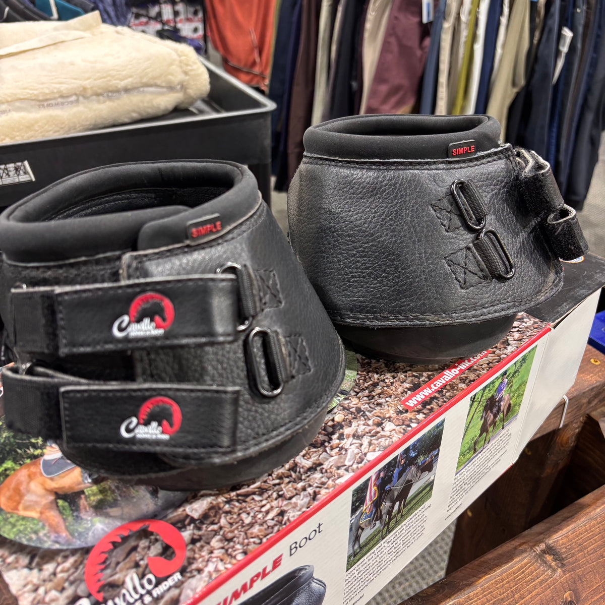 Used 3 Black Cavallo Simple Boots (Pair)