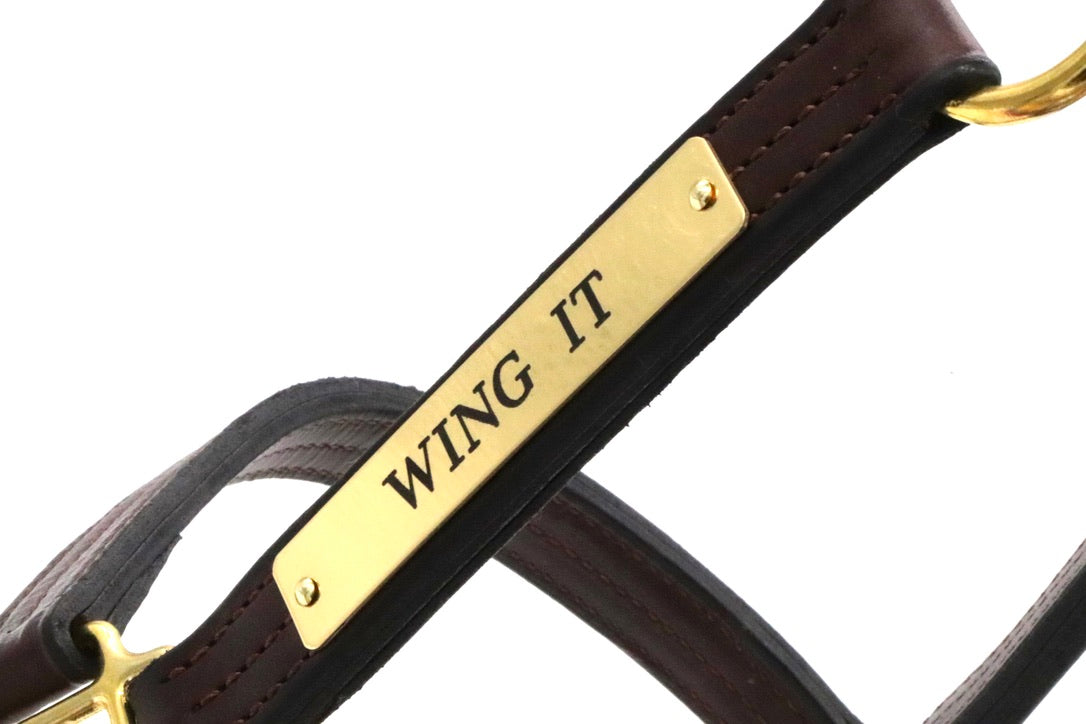 Elegant Halter Nameplate
