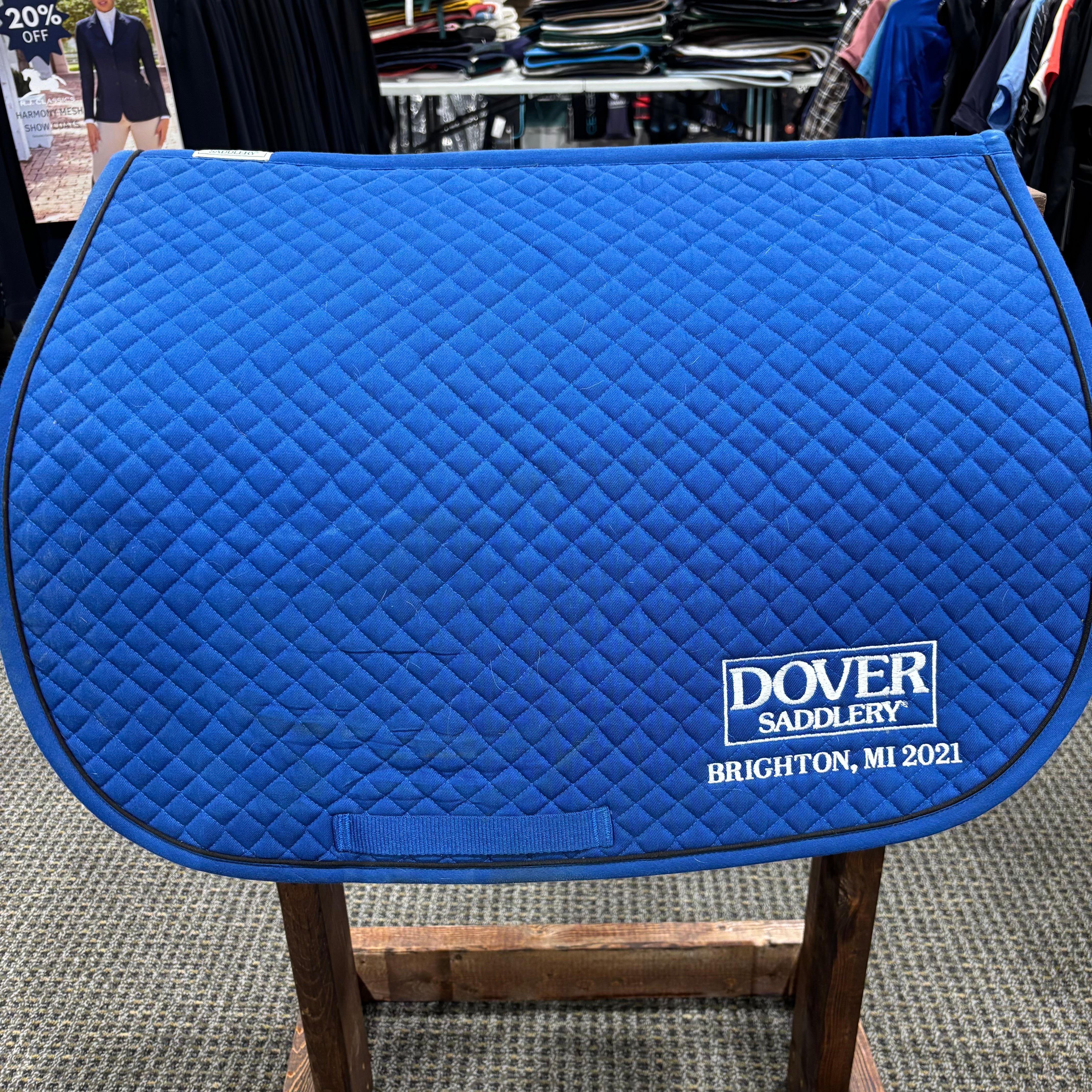 Used Blue Jump Saddle Pad