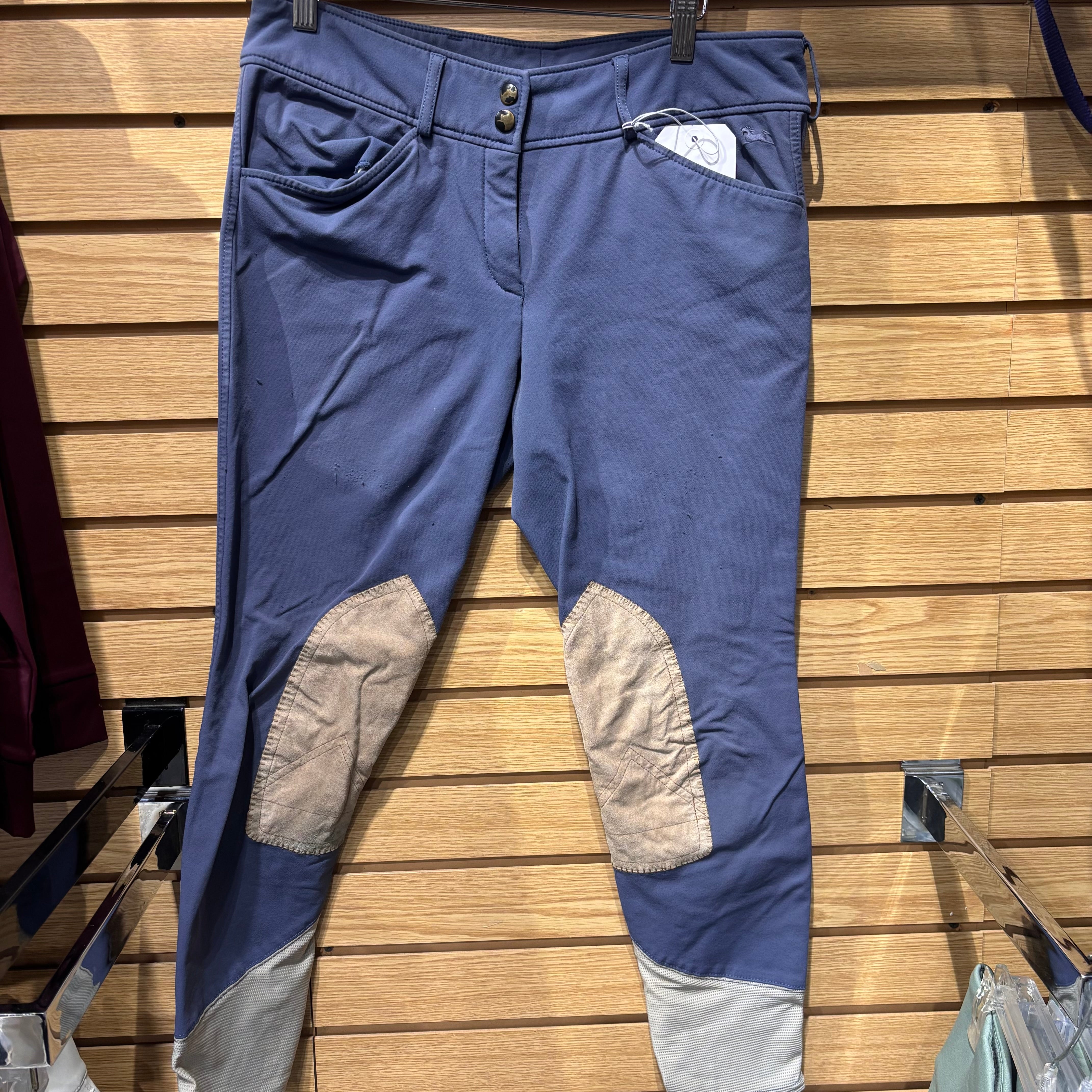 Used 30 L Blue RJ Classics Knee Patch Breeches