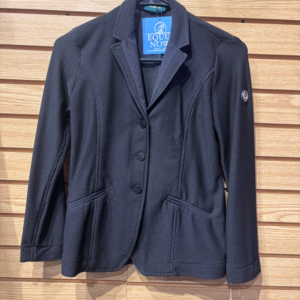 Used Youth 12 Dublin Mesh Show Coat Black