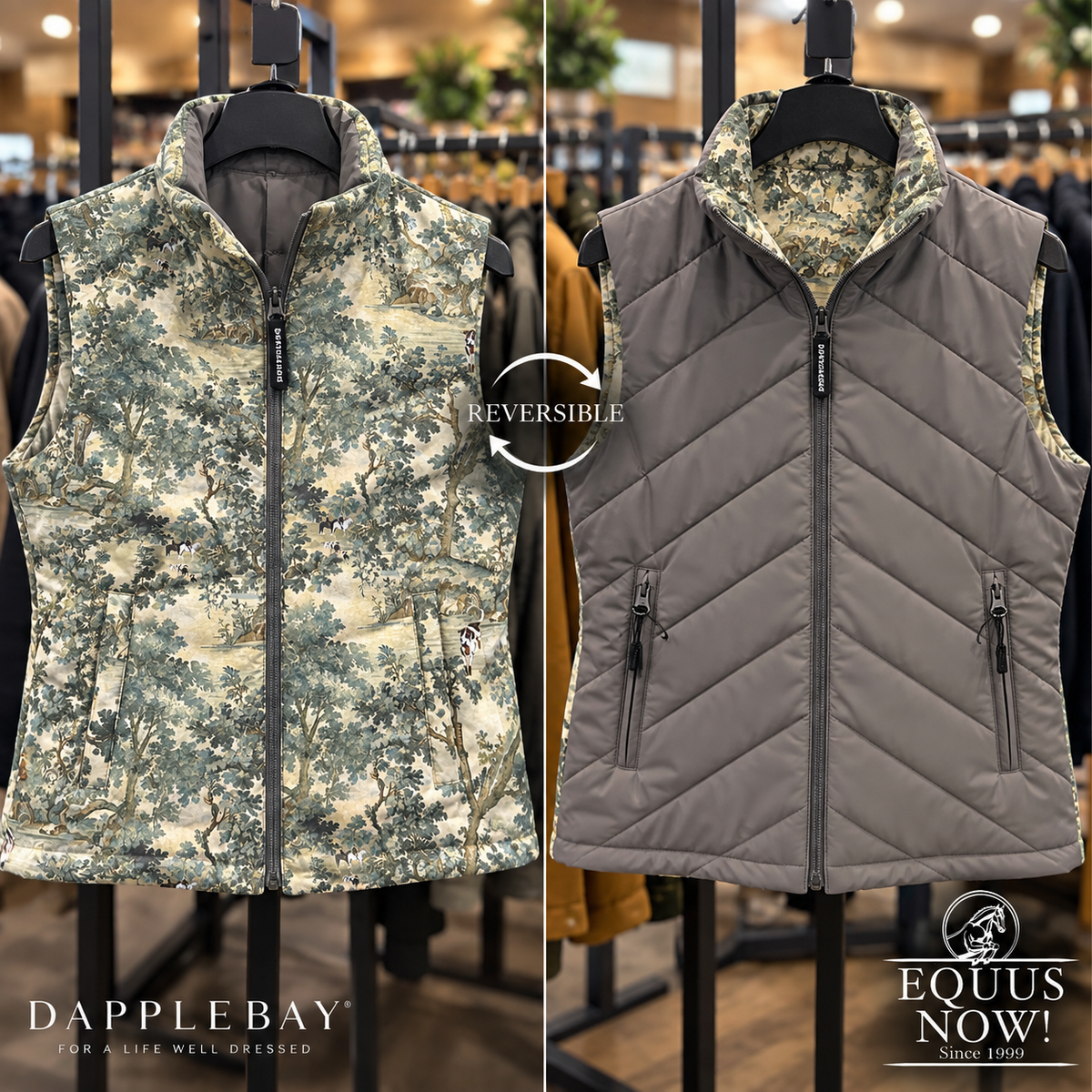 Dapplebay Lady Quilted Vest Graphite