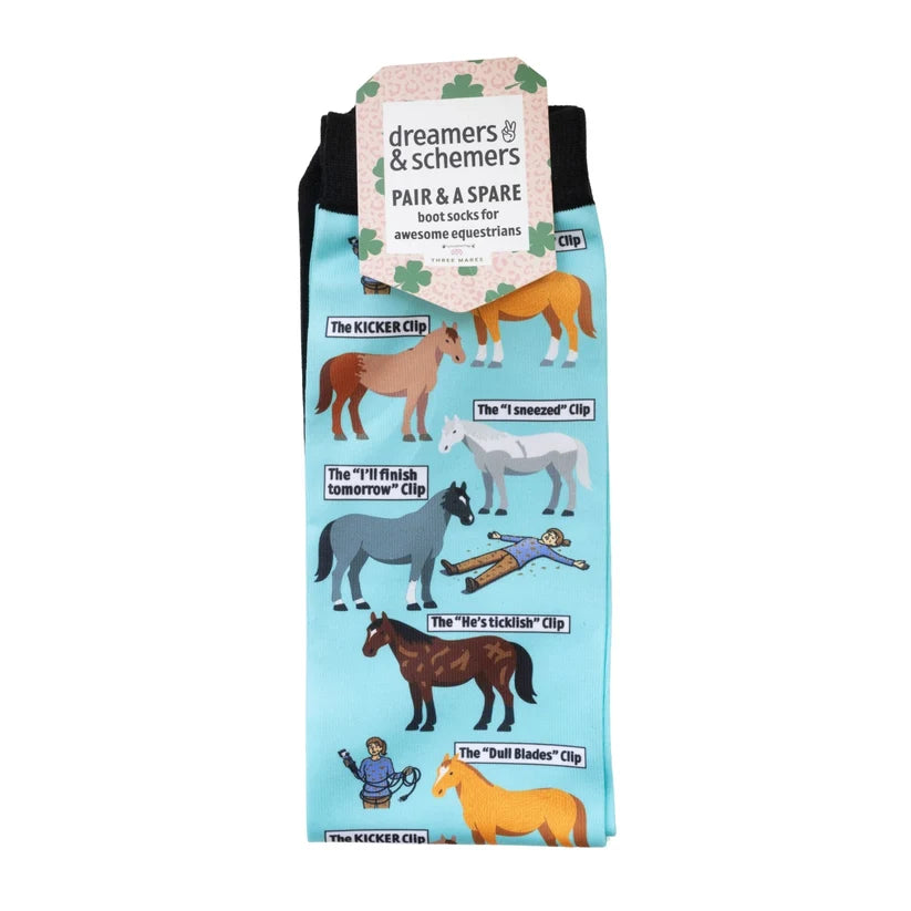 Dreamers & Schemers Pair & A Spare Socks - Clipart