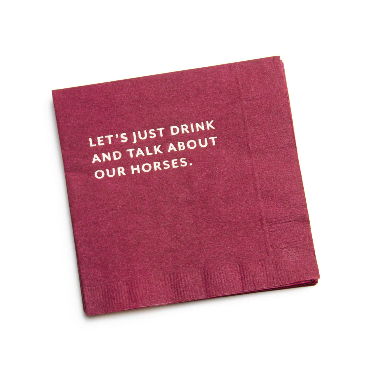 Mare Modern Goods Let's Just Drink Cocktail Napkins - sku to order - 60042342