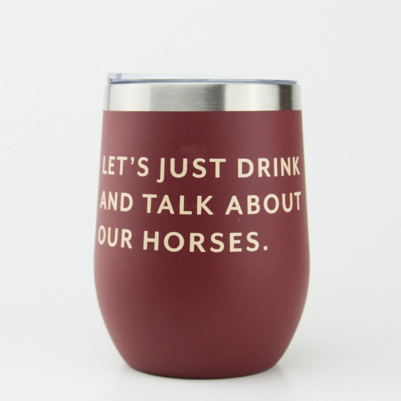 Mare Modern Goods Wine Tumbler: Drink & Talk - sku to order - 118004