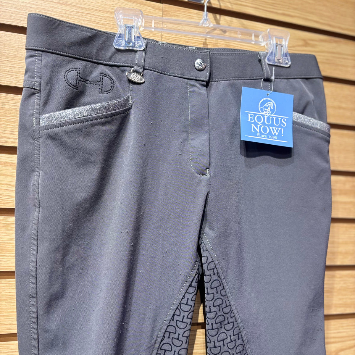 Used USG 32 Grey Full Seat Breeches