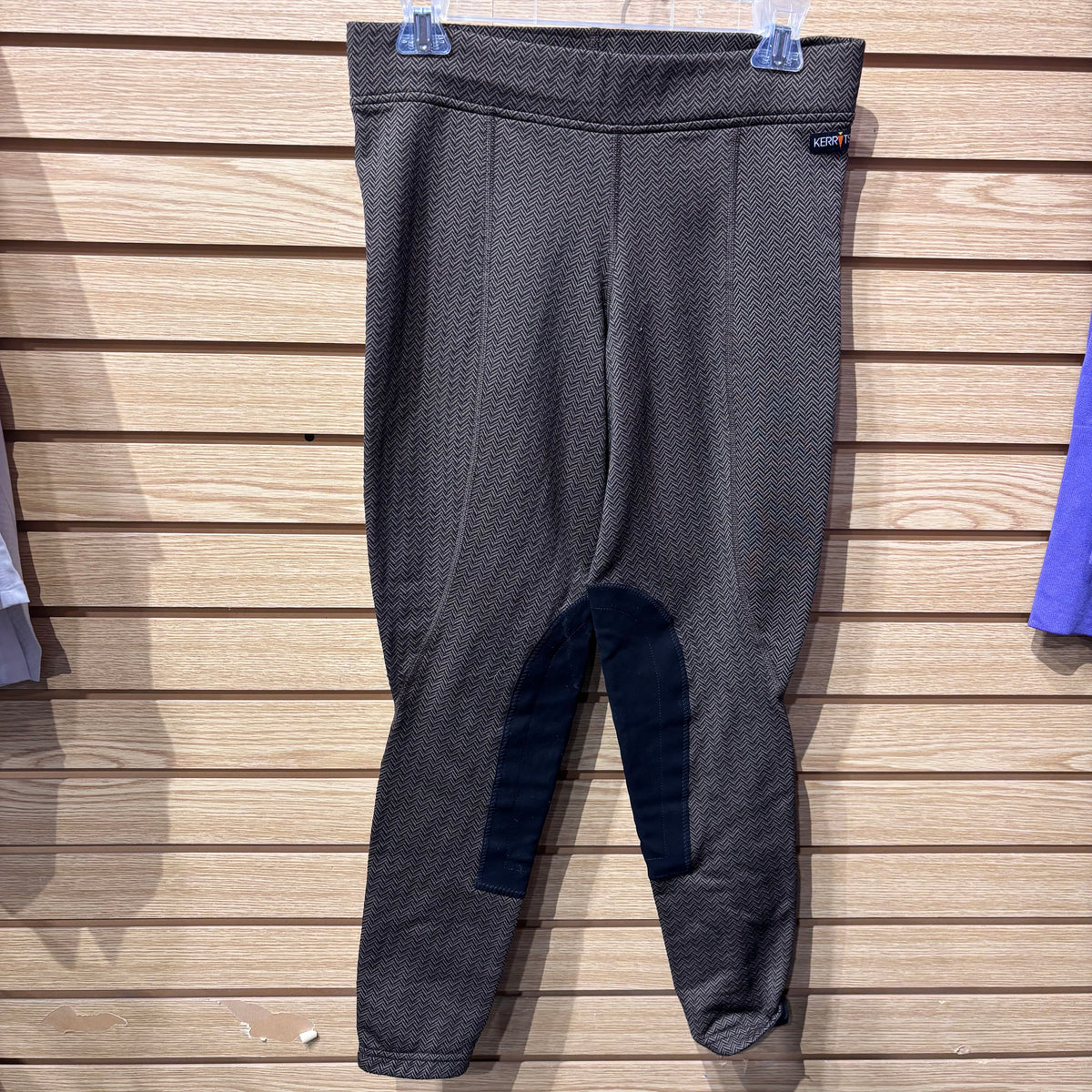 Used Medium Brown Kerrits Winter Riding Tights