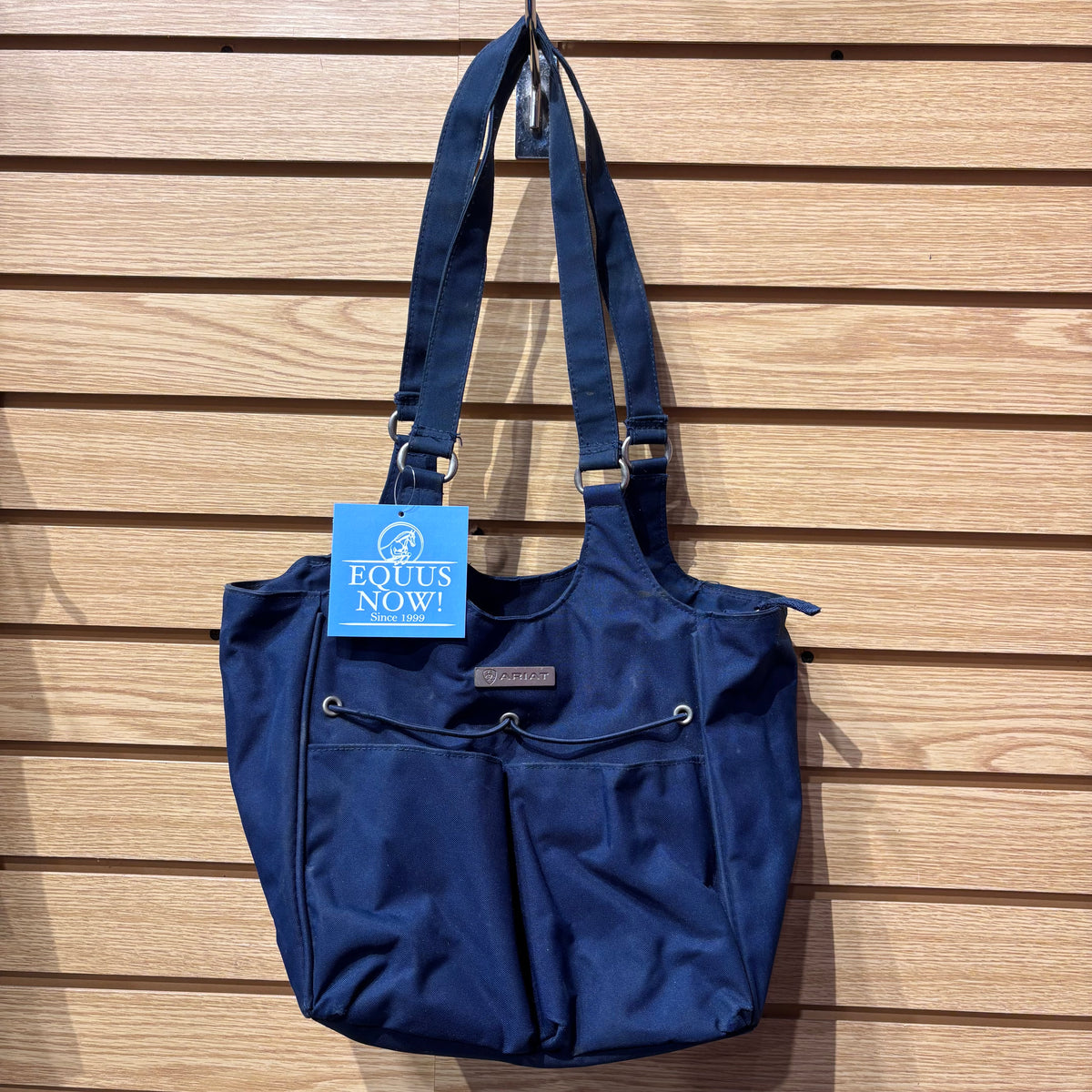 Used Navy Ariat Grooming Bag